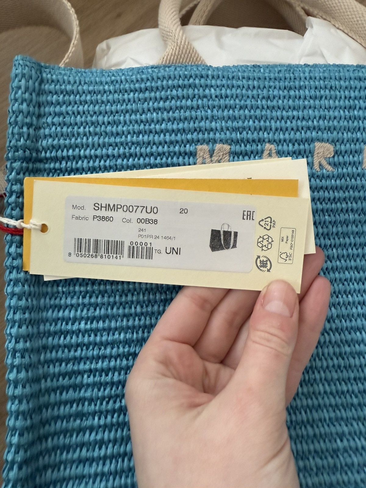 Marni Mini Market Tote Size ONE SIZE - 3 Thumbnail