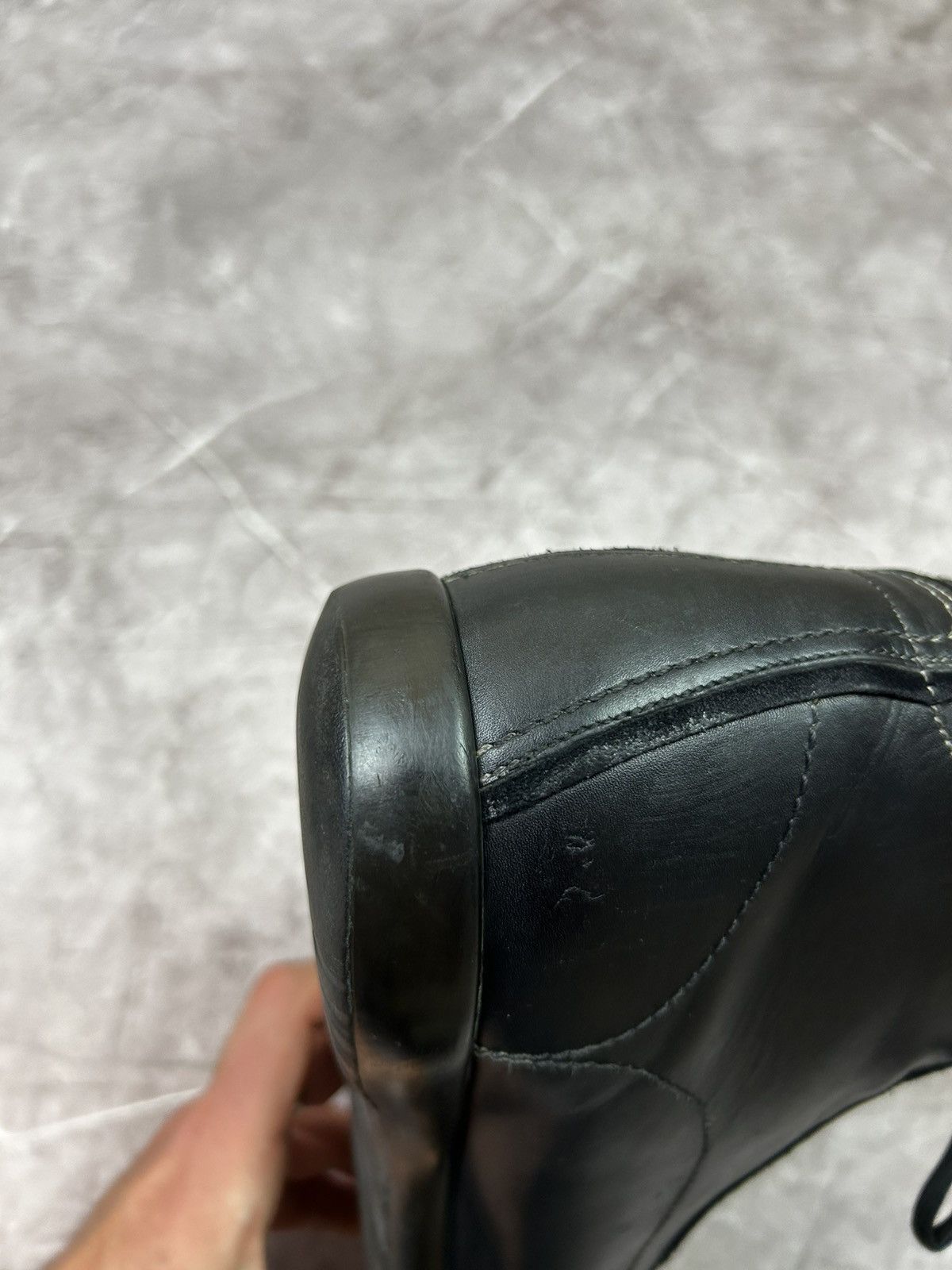 Santoni SANTONI CLUB Mens Black Soft Leather Ankle Boots Fashion Size US 7 / EU 40 - 10 Thumbnail