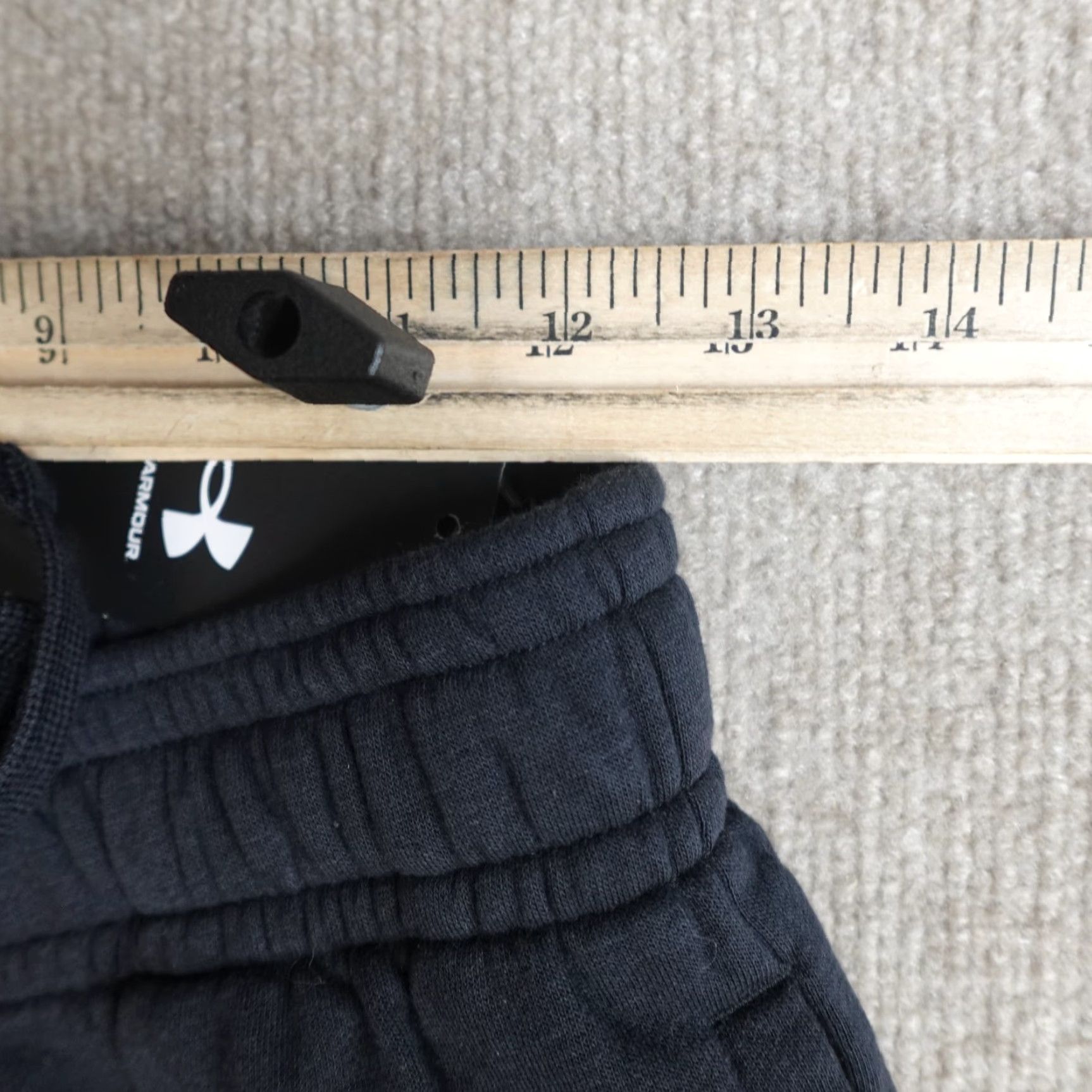 Under Armour Under Armour Mens Pants S Black Rival Joggers Spellout NEW Size US 29 - 4 Thumbnail