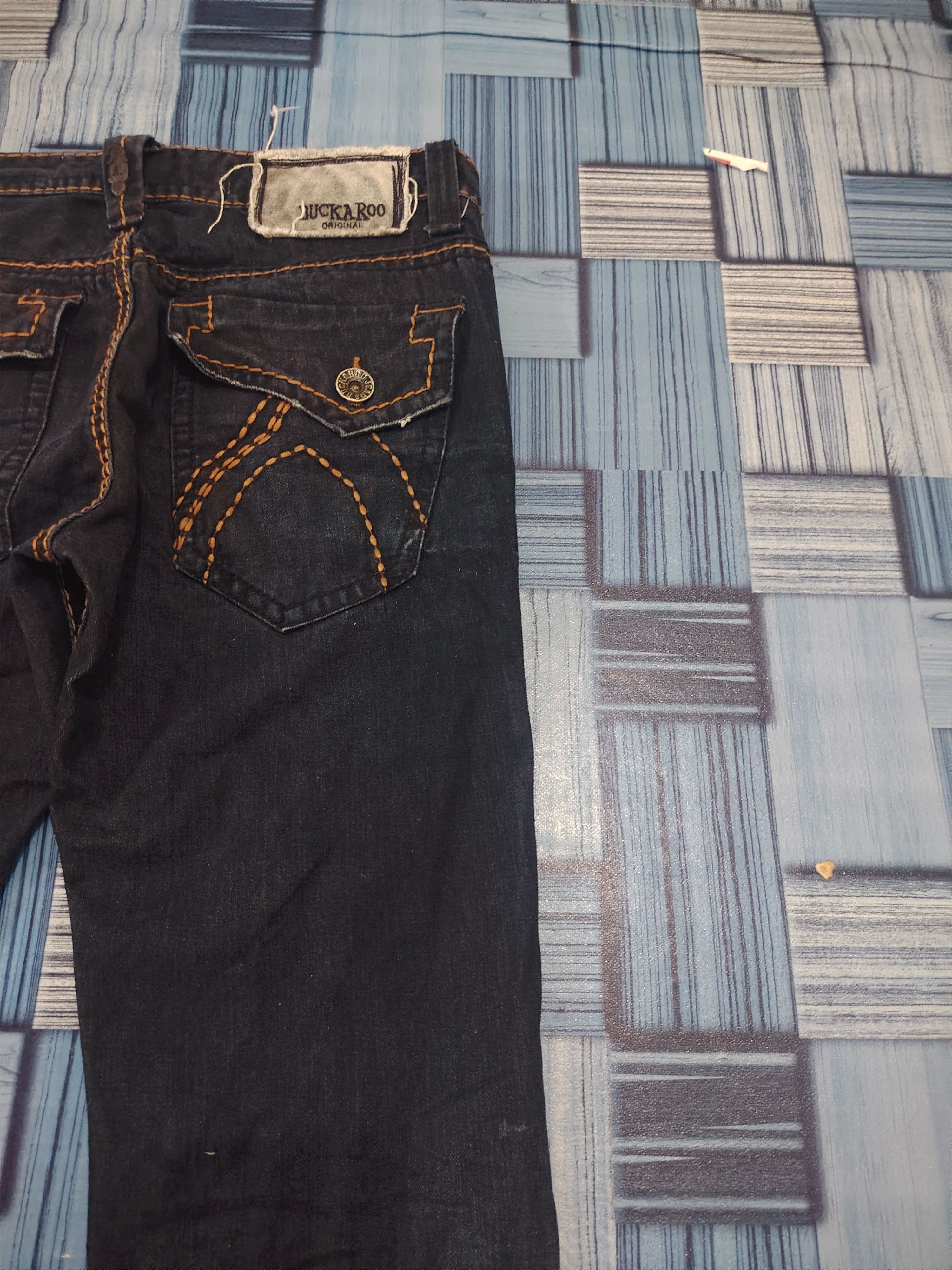 BUCKAROO Japanese Buckaroo Jeans Brown Stitch Size US 32 / EU 48 - 13 Thumbnail