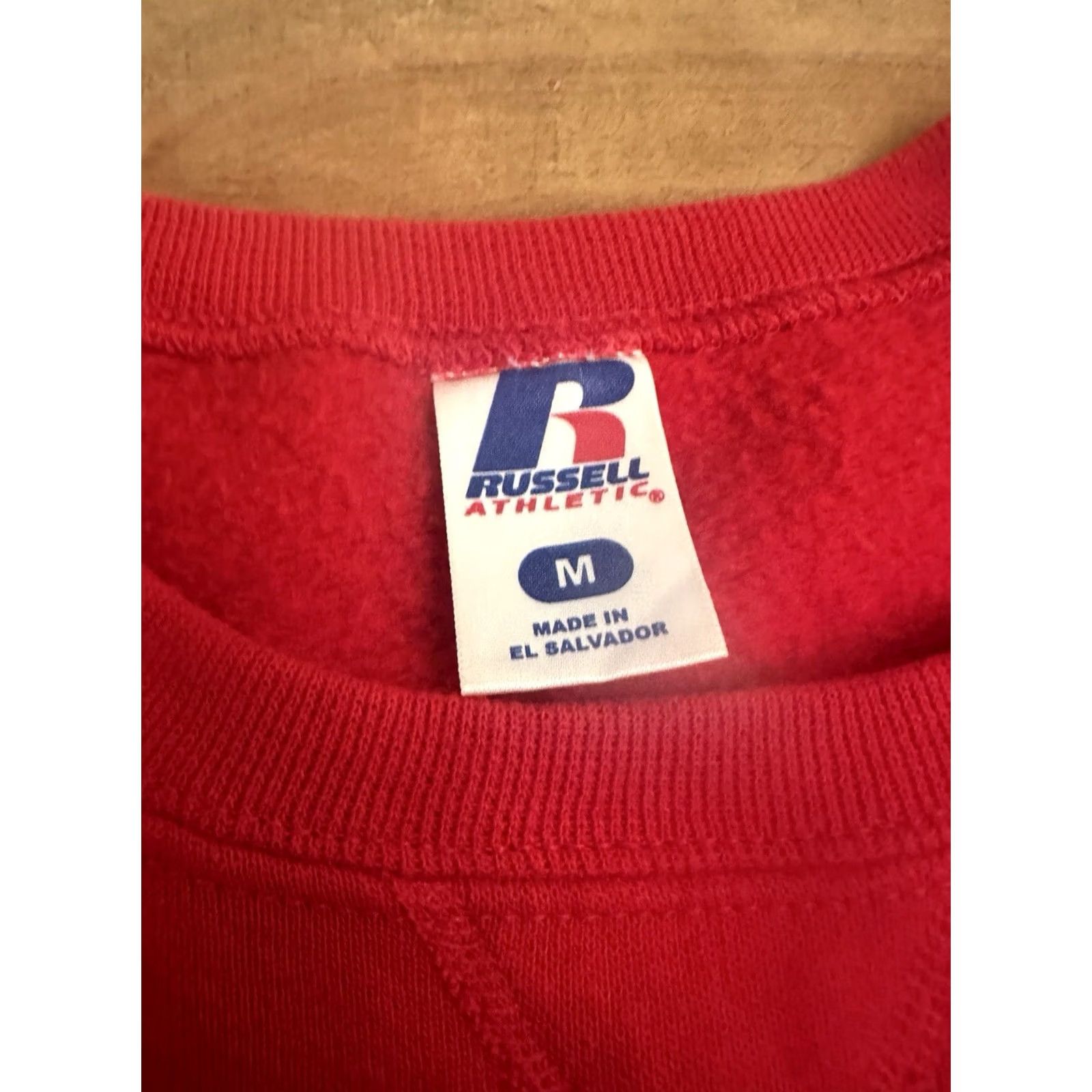 Russell Athletic VINTAGE Russell Athletic Sweatshirt University of Wisconsin Red M Mens Crewneck Pullover Medium Size US M / EU 48-50 / 2 - 5 Thumbnail