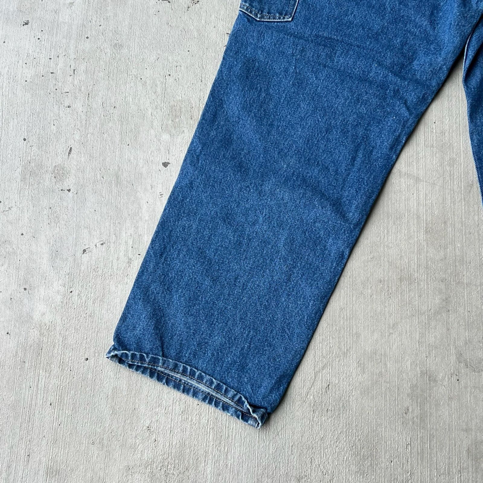 Carhartt × Vintage Carhartt denim blue jean double knee work carpenter pants Size US 35 - 12 Thumbnail