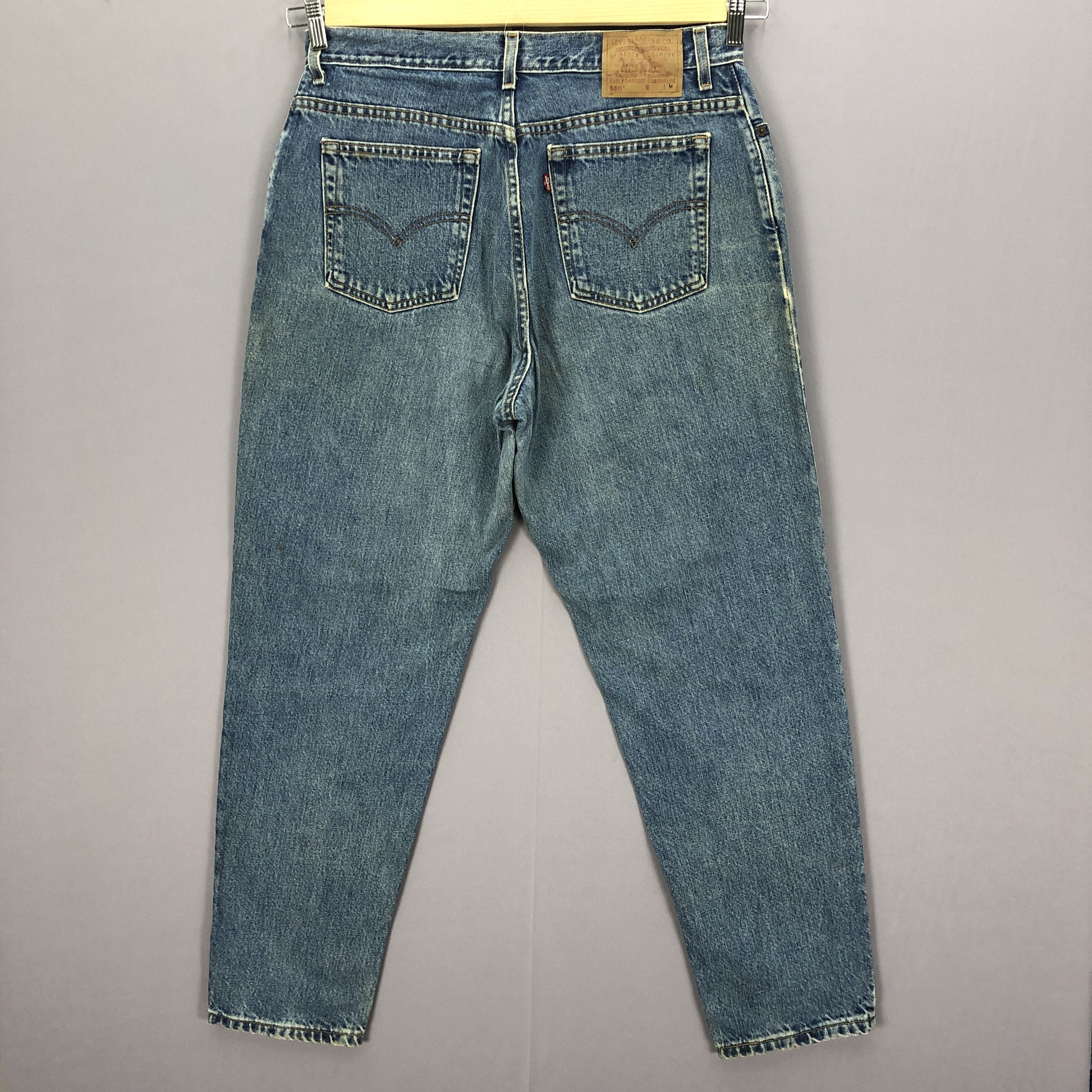 Levi's Vintage 90s Levis Stonewash Jeans Levi's Baggy Tapered Denim Size US 32 / EU 48 - 2 Thumbnail