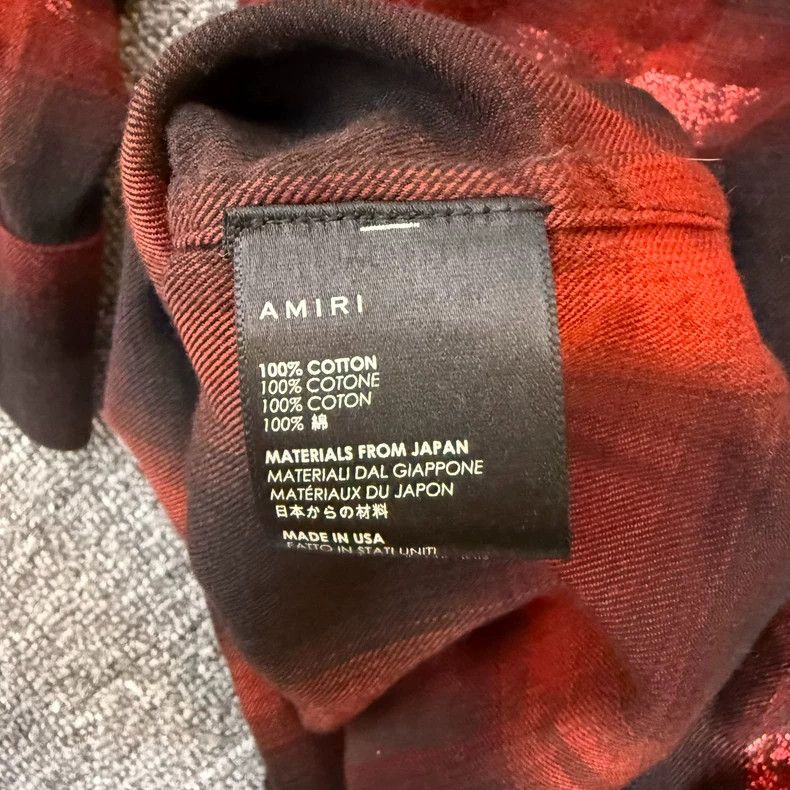 Amiri Amiri Red Glitter Shirt Size US S / EU 44-46 / 1 - 4 Thumbnail