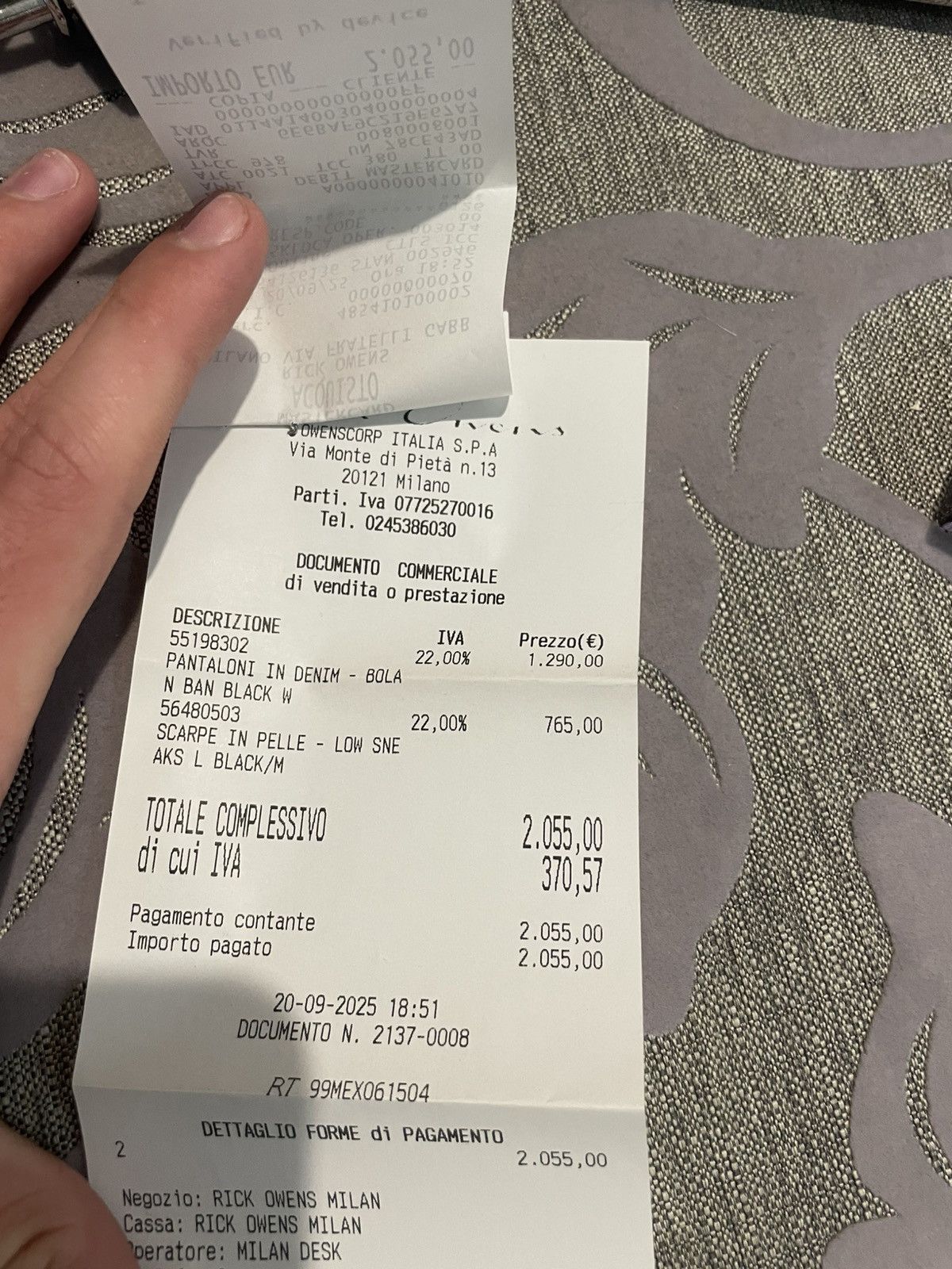 Rick Owens Rick Owens Banana (1250€ in Milan) Size US 30 / EU 46 - 6 Thumbnail