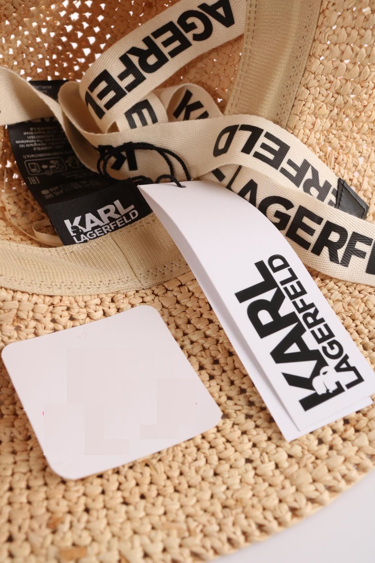 Karl Lagerfeld hat with brim Raffia Size ONE SIZE - 7 Thumbnail