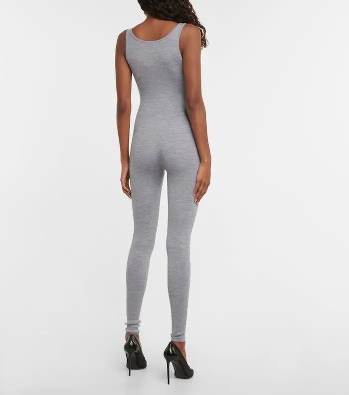 Saint Laurent Paris o1bcso1str1125 Sleeveless Catsuit In Cashmere in Grey Size US XS / EU 42 / 0 - 3 Thumbnail