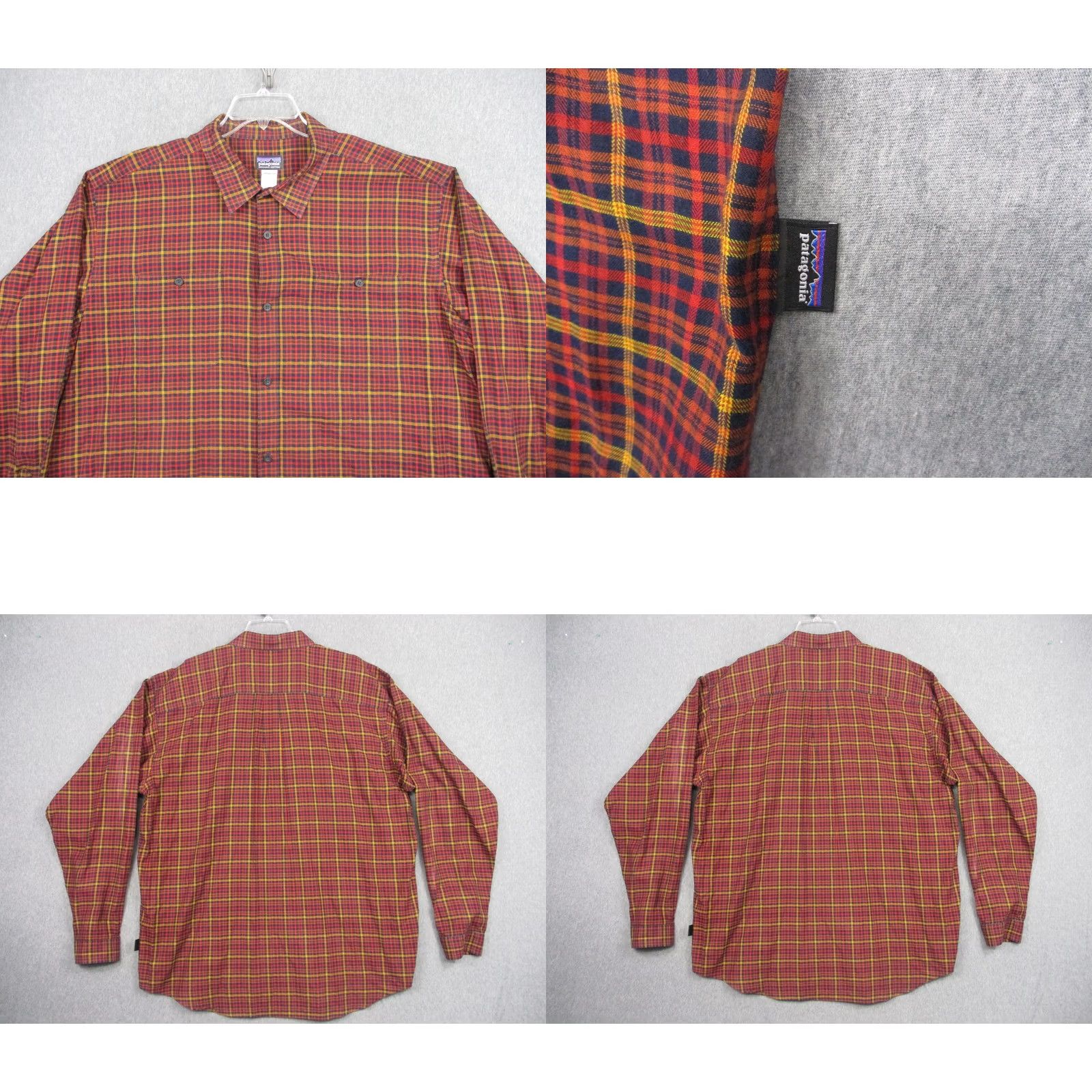 Patagonia Patagonia Shirt Mens 2XL Red Plaid Organic Cotton Long Sleeve Button Up STY53837 Size US XXL / EU 58 / 5 - 8 Thumbnail