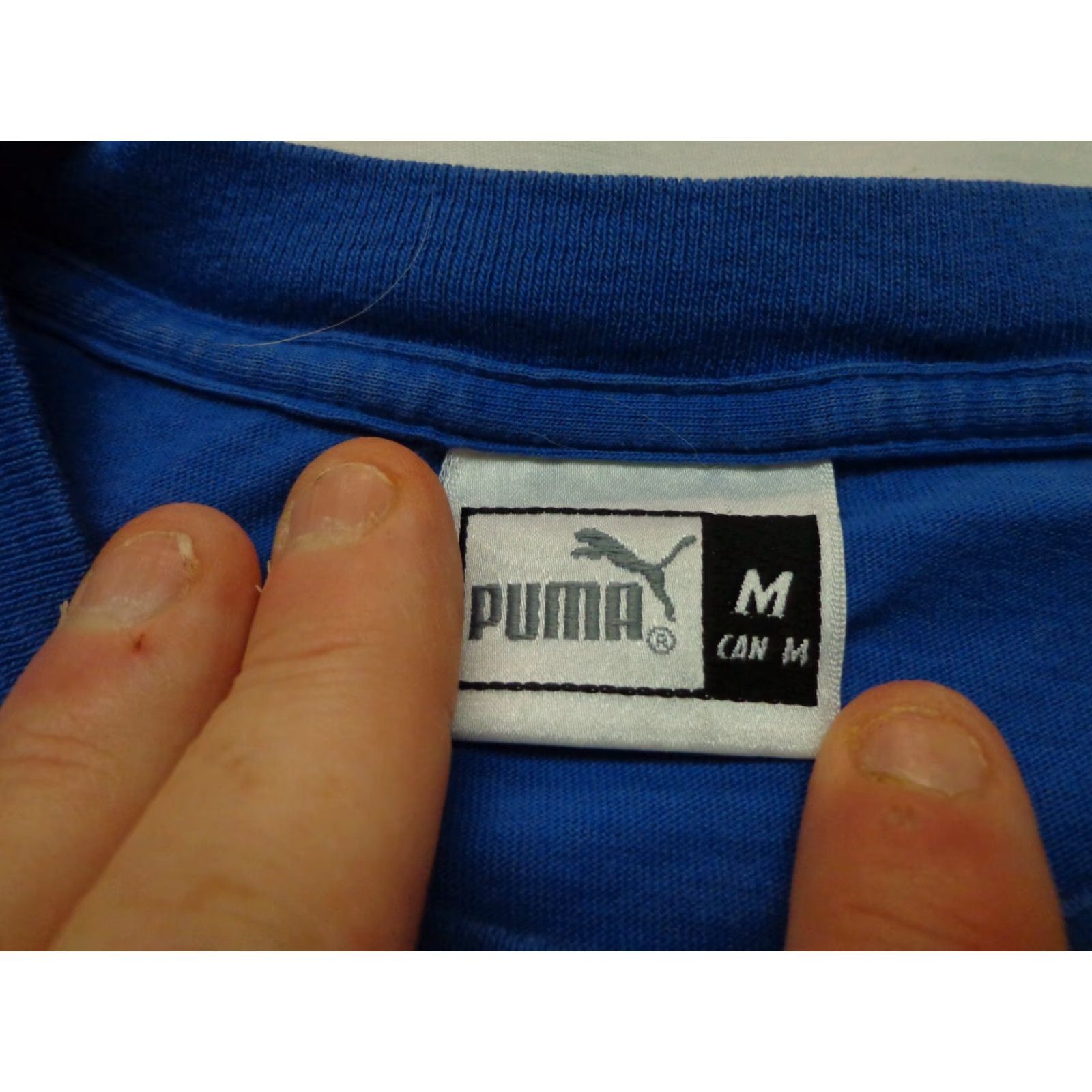 Puma PUMA ITALIA CALCIO SOCCER FUTBOL BLUE T-SHIRT M PUMA Men Short Sleeve Size M Blue Sports VS Flaw Size US M / EU 48-50 / 2 - 5 Thumbnail