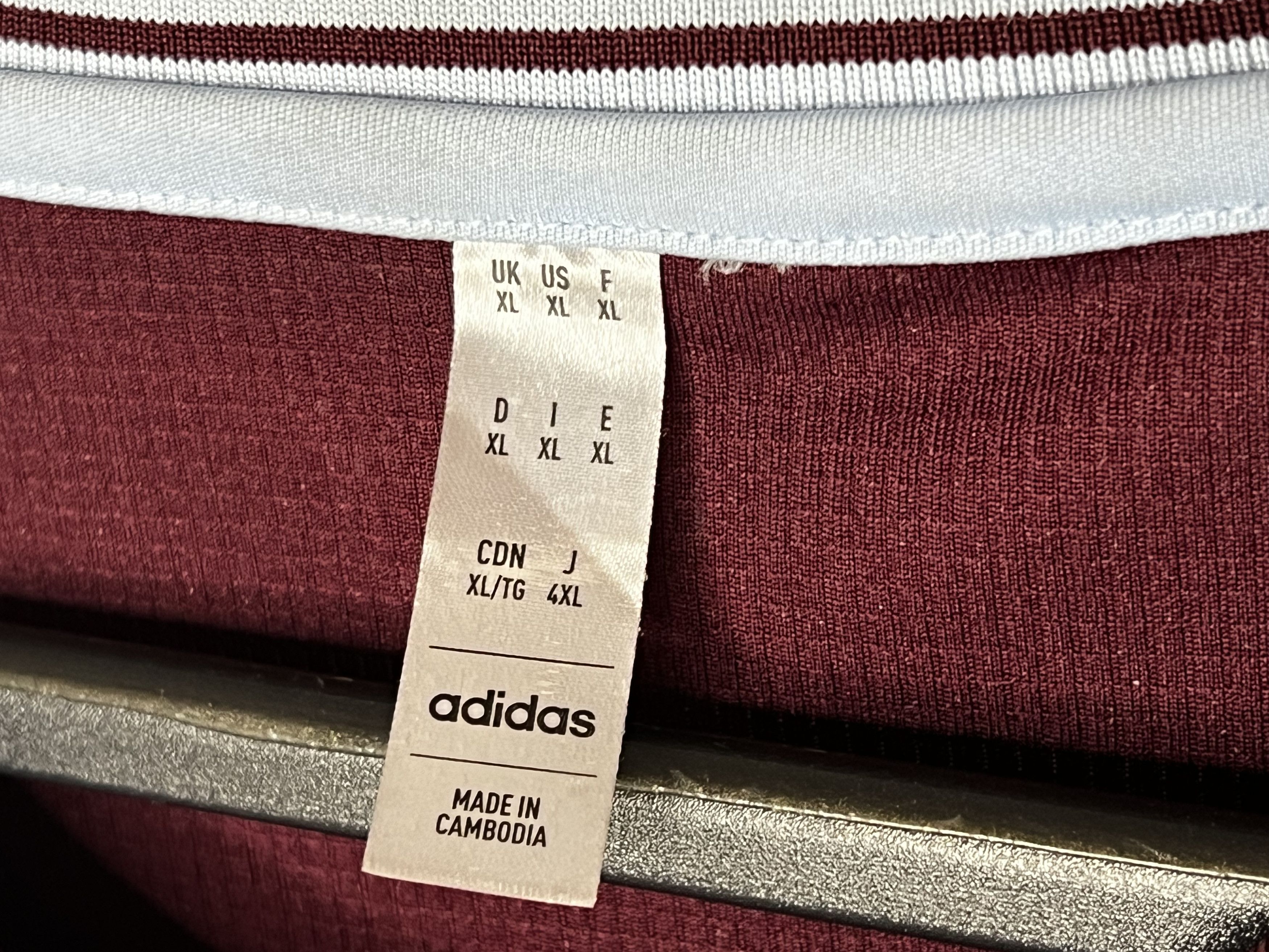 Adidas ASTON VILLA 2024 2025 HOME FOOTBALL SHIRT SOCCER JERSEY Size US XL / EU 56 / 4 - 6 Thumbnail
