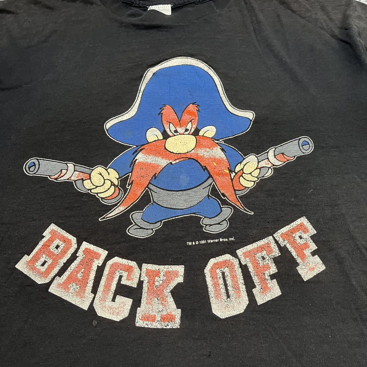 Vintage Vintage 90s Yosemite Sam Looney Tunes T Shirt Black Size XL Size US XL / EU 56 / 4 - 6 Thumbnail