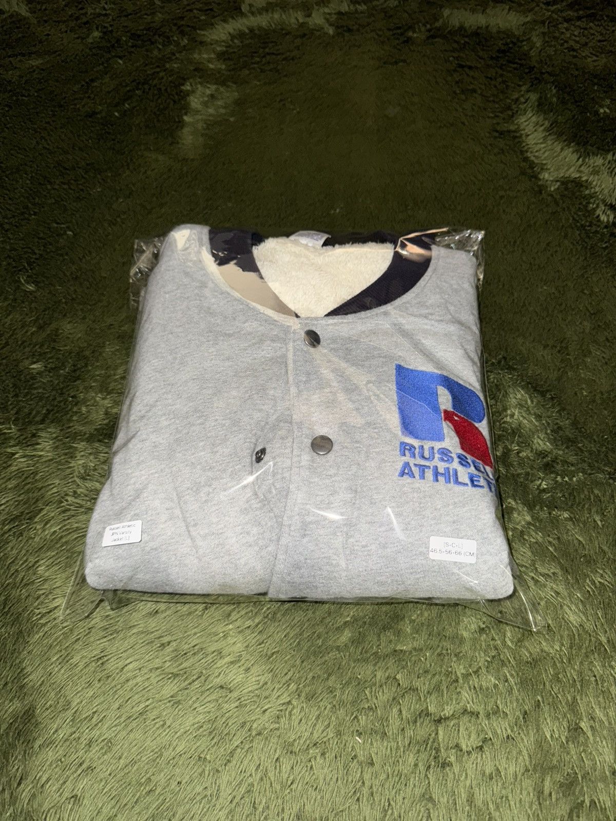 Russell Athletic [L] Russell Athletic Embroidered Inner Fleece Stadium Jacket Size US L / EU 52-54 / 3 - 12 Thumbnail