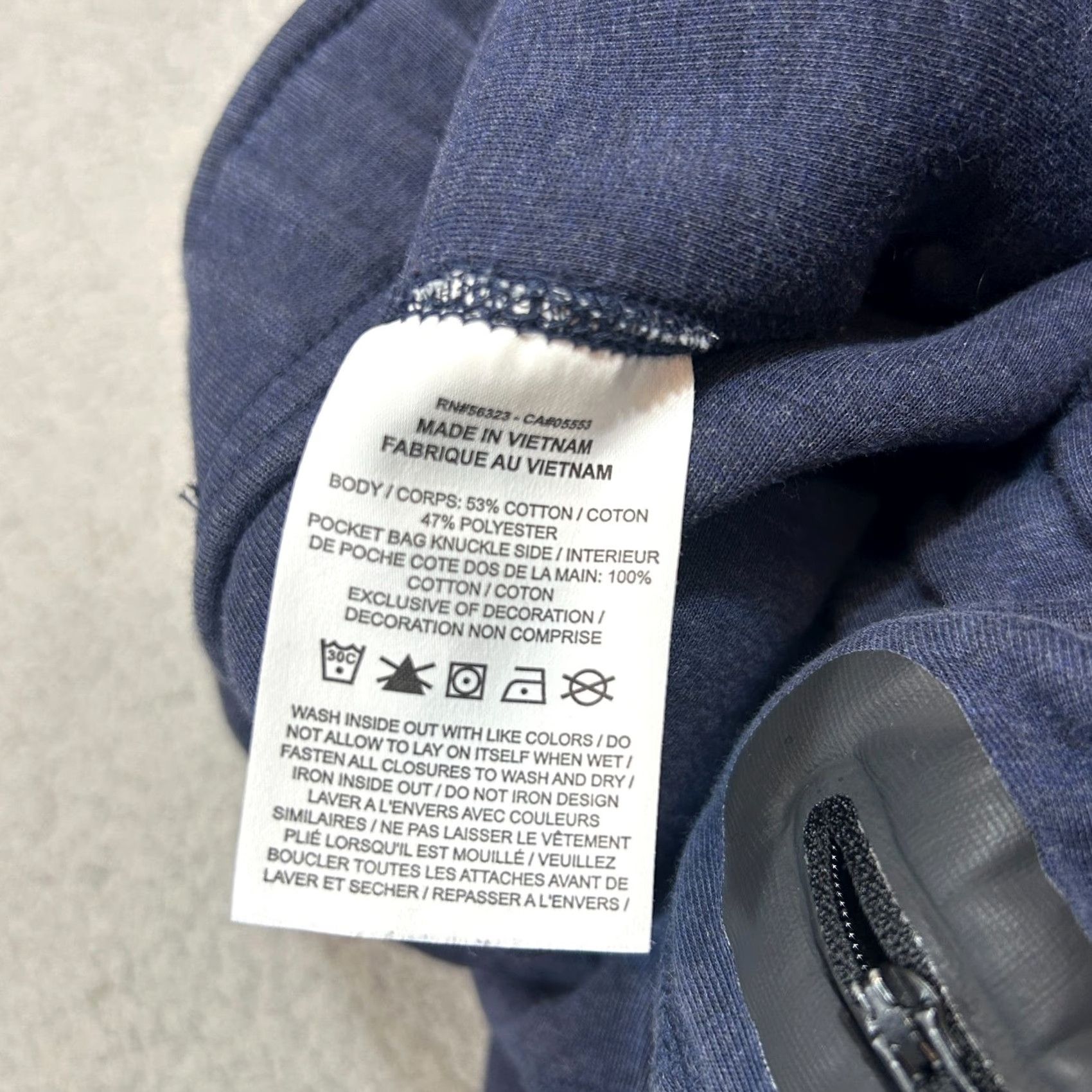 Nike Nike Tech Fleece Jogger Pants Mens M Blue Zipper Pockets Tapered Fit Size US 31 - 4 Thumbnail