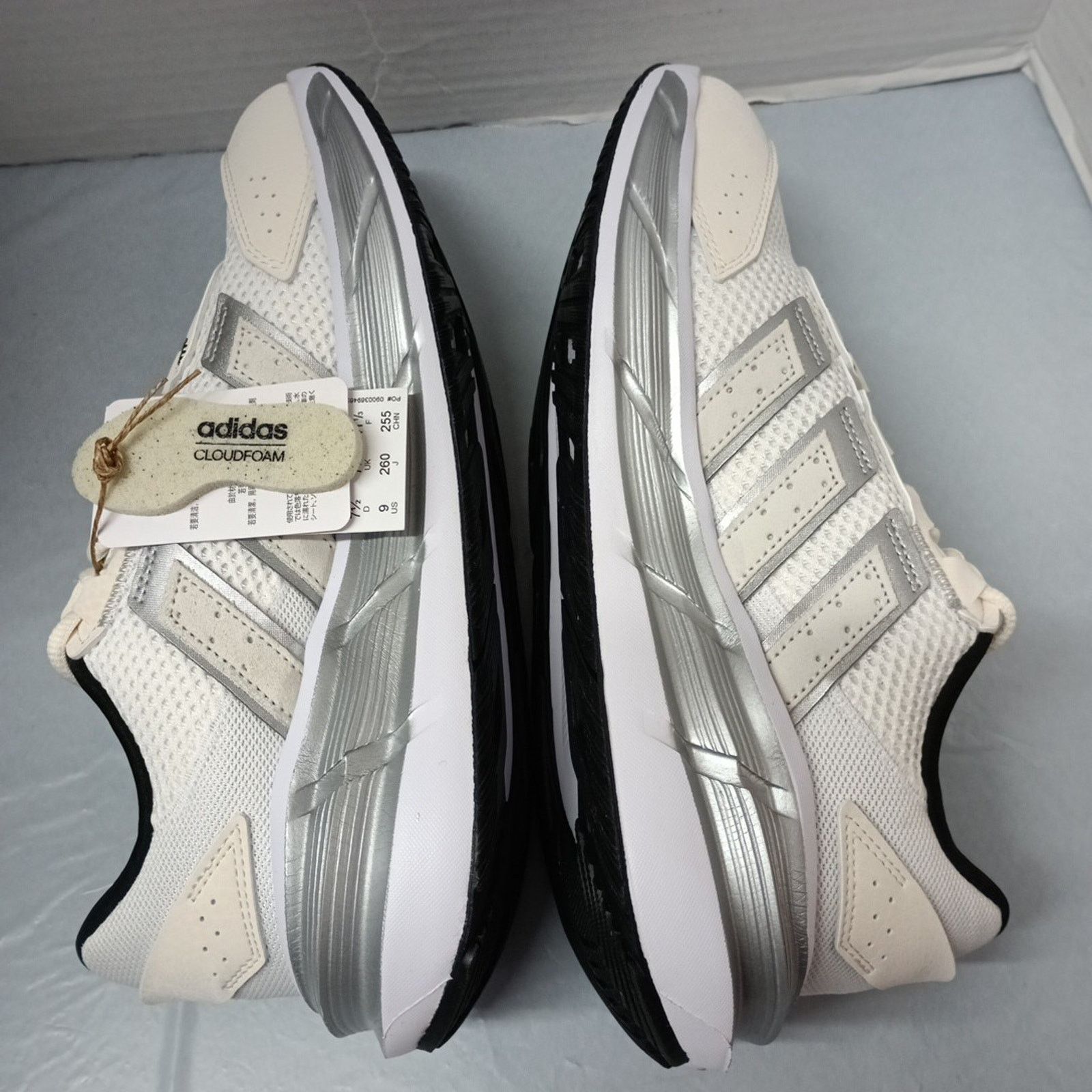 Adidas Adidas Astrastar Women's Size 9 White Silver Metallic Shoes Size US 9 / IT 39 - 6 Thumbnail