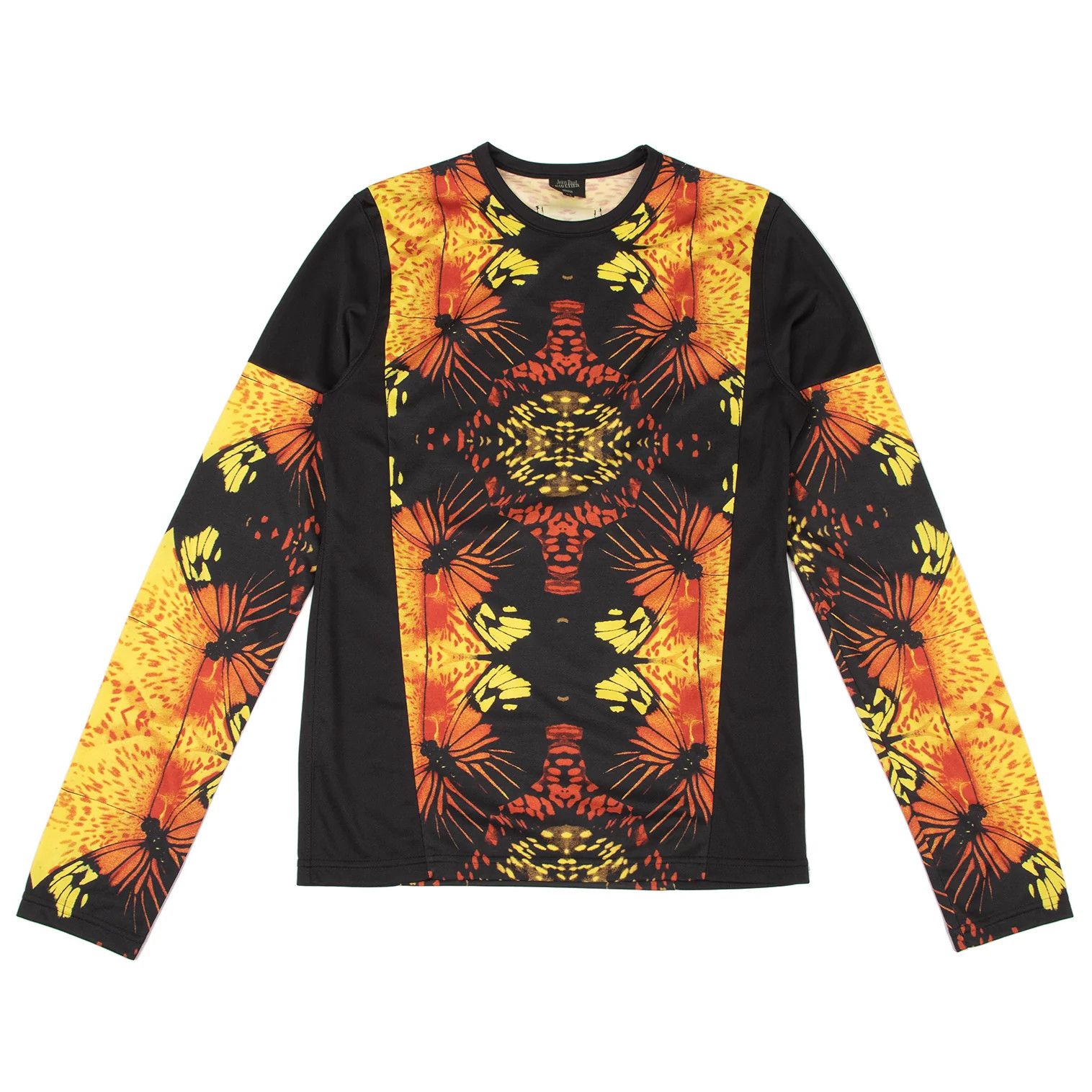 Jean Paul Gaultier Butterfly Print Top in Black, Red, and Yellow Size 48 Size US M / EU 48-50 / 2 - 1 Thumbnail