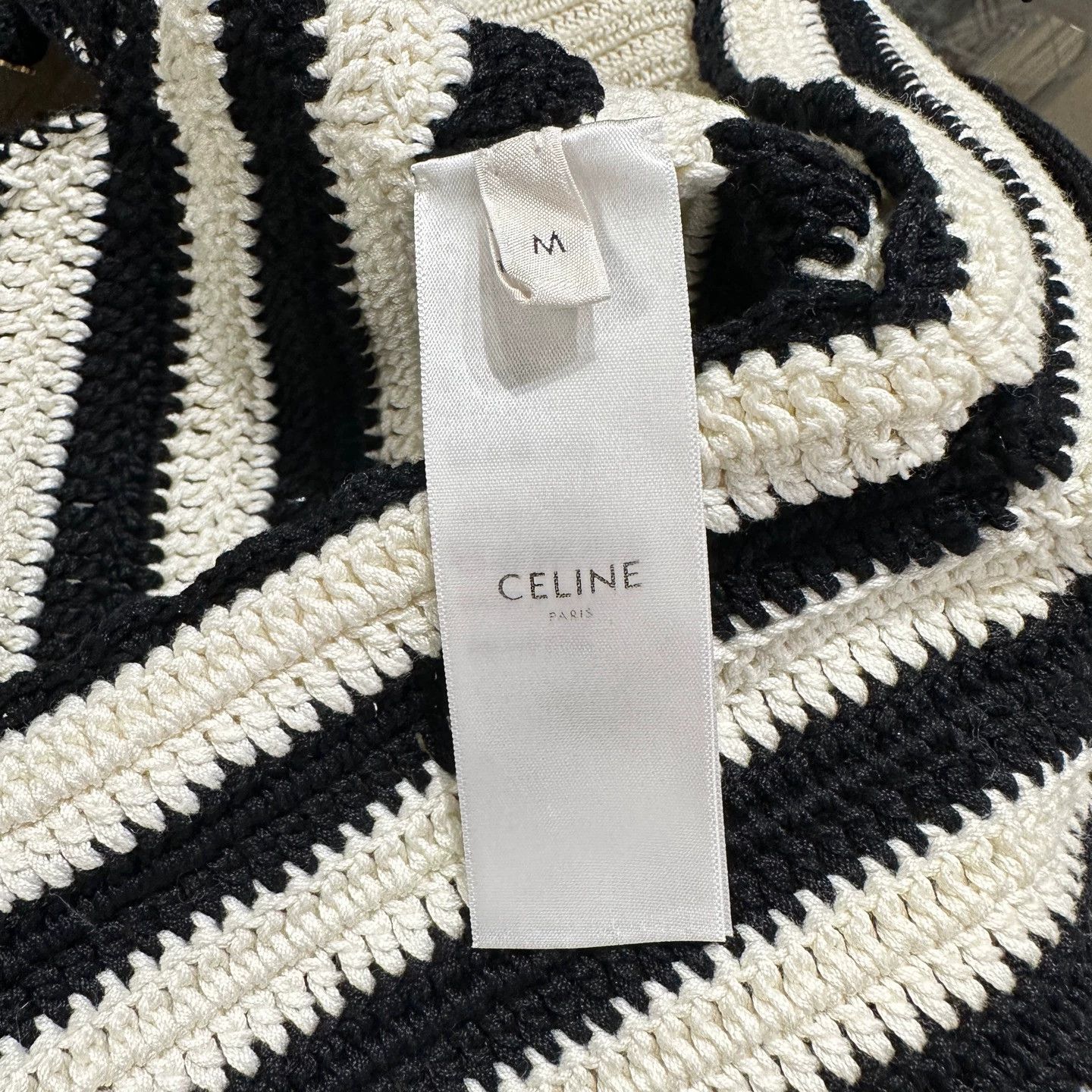Celine Celine apr326 Stripe Knit Arc de Triomphe Skirt M Size 27" / US 4 / IT 40 - 4 Thumbnail