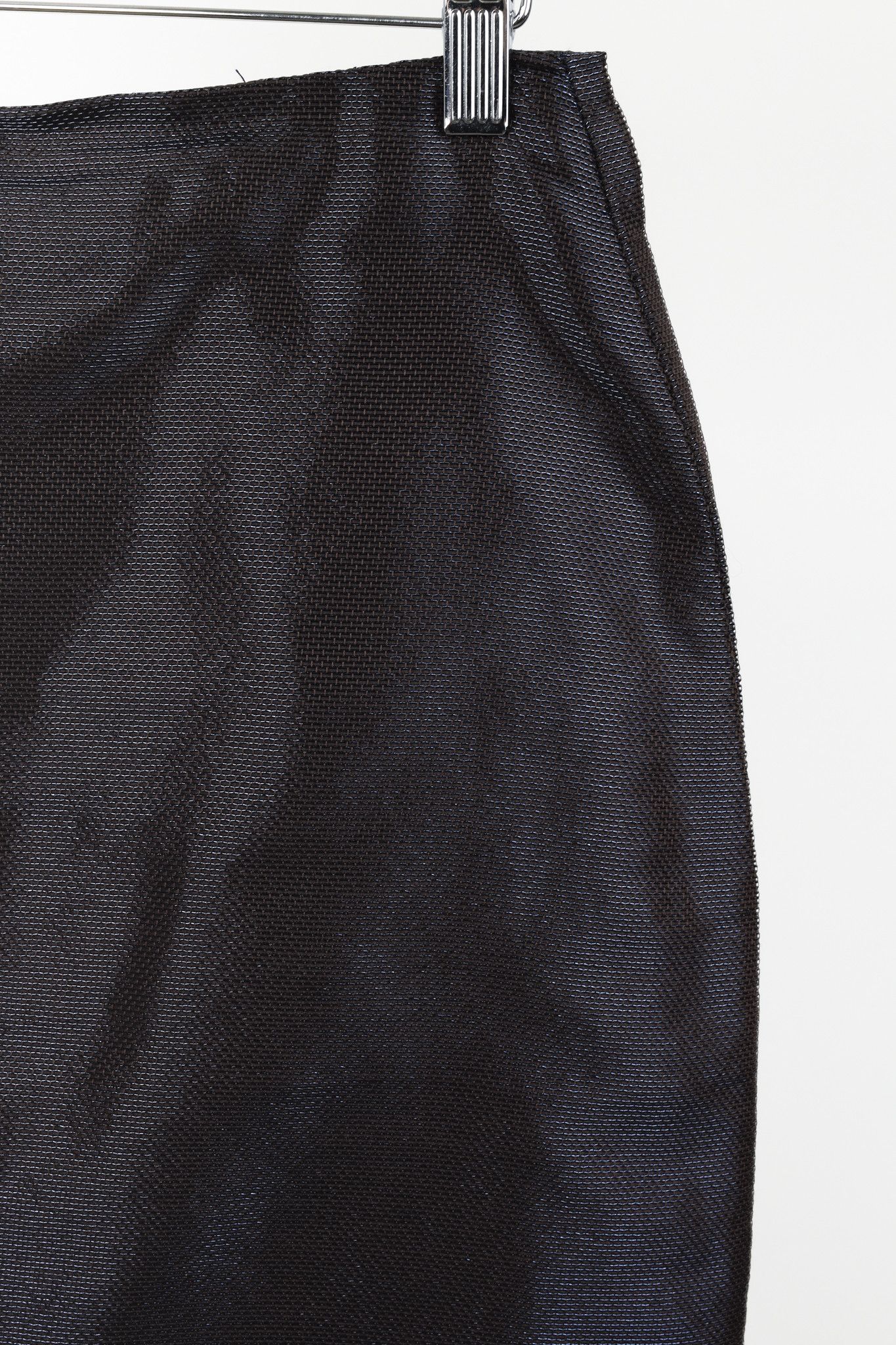 Other Paul Hardy Chapter 14 Gunmetal Blue Ribbon Trim Skirt Size 28" / US 6 / IT 42 - 5 Thumbnail