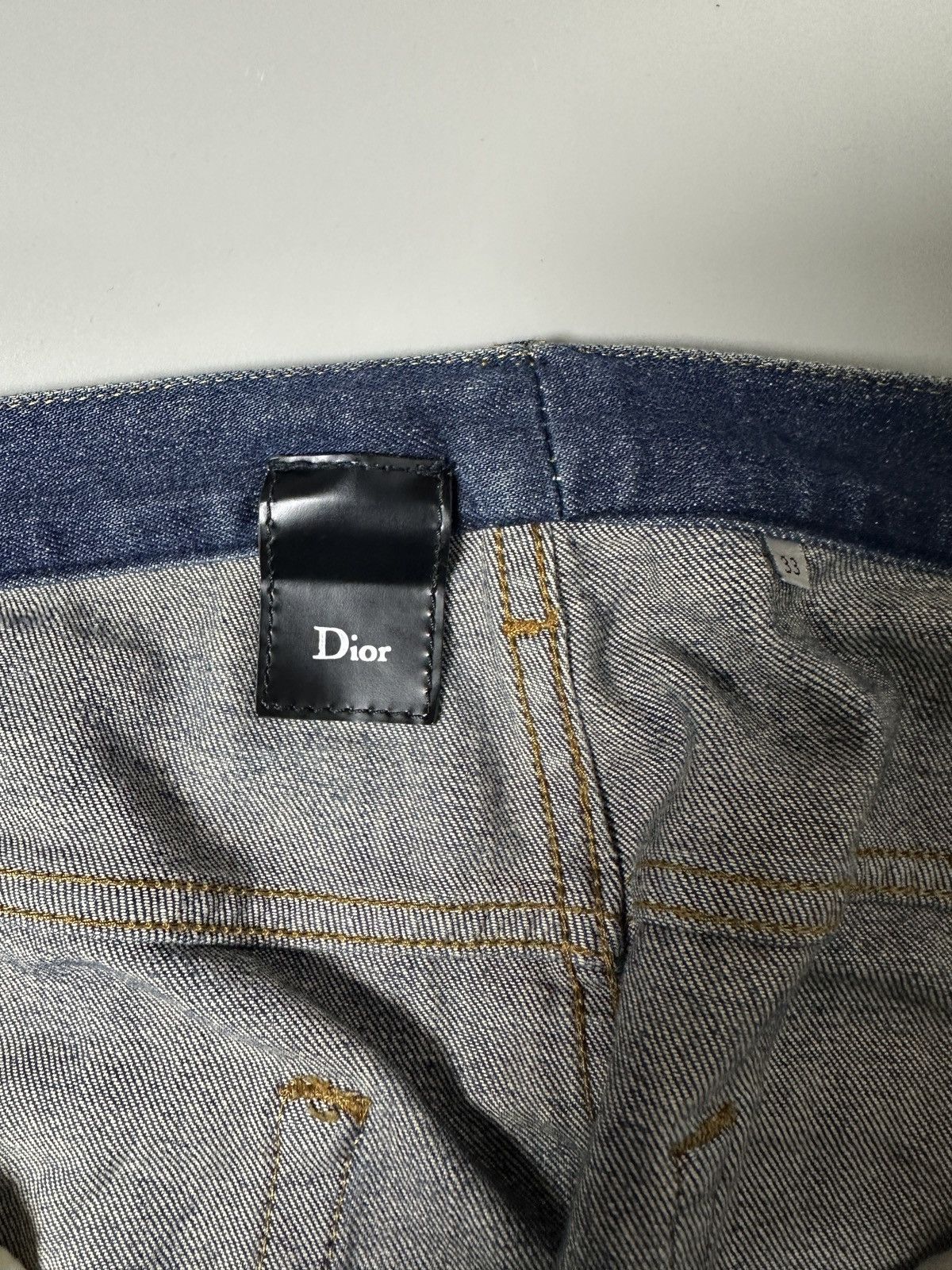 Dior × Hedi Slimane Dior Homme SS07 "Under my Car" Denim Size US 33 - 9 Thumbnail