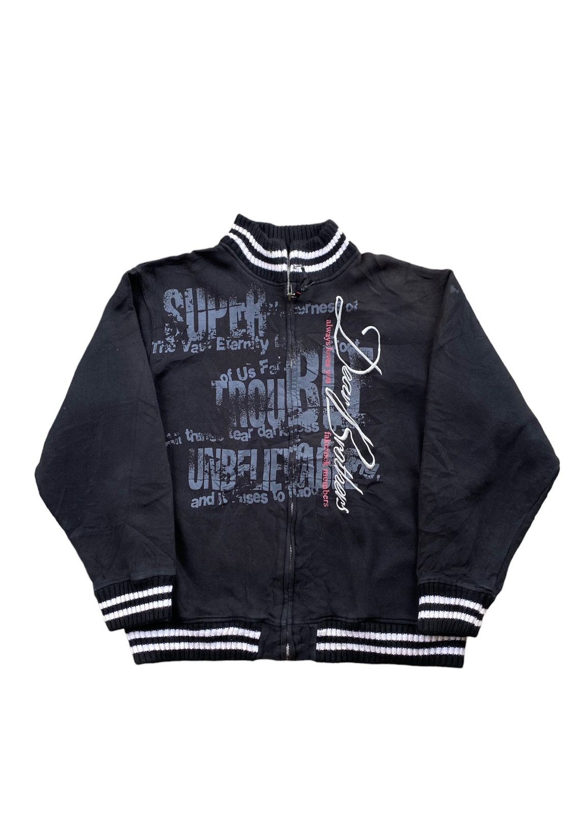 ジャケット・アウター 00s japanese label jacket y2k archive 00s archive japanese label jacket double