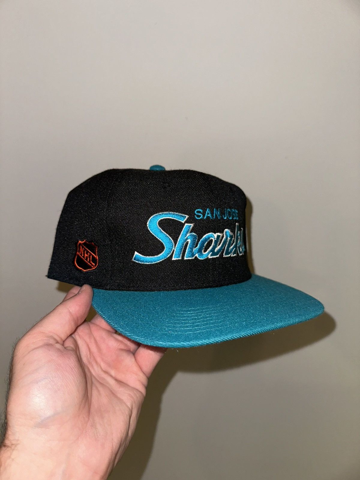 Sports Specialties × Vintage Vintage San Jose Sharks Sport Specialties Snapback Hat Size ONE SIZE - 3 Thumbnail