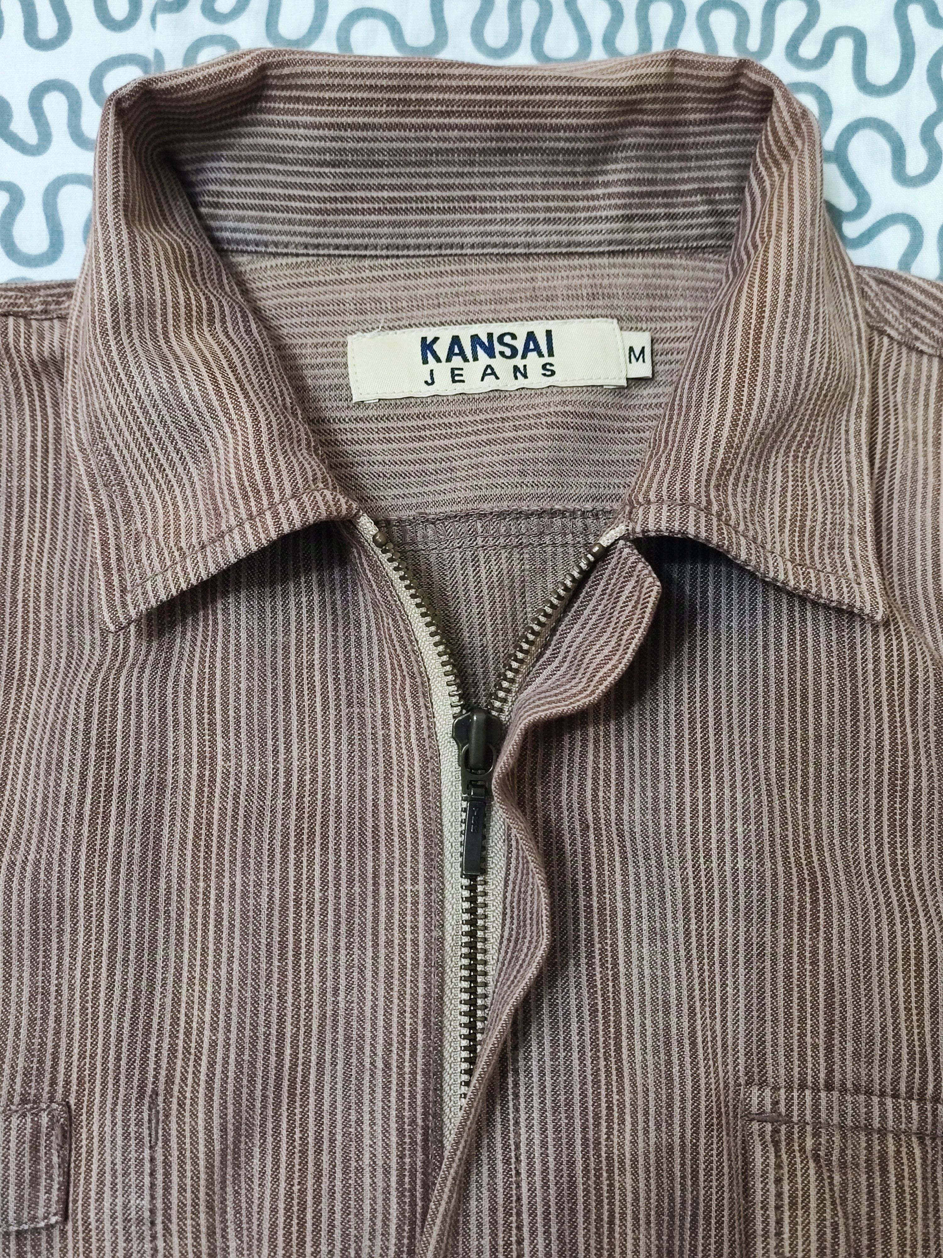 Kansai Yamamoto Rare design Kansai jeans Zipper Shirt by Kansai Yamamoto Size US M / EU 48-50 / 2 - 11 Thumbnail