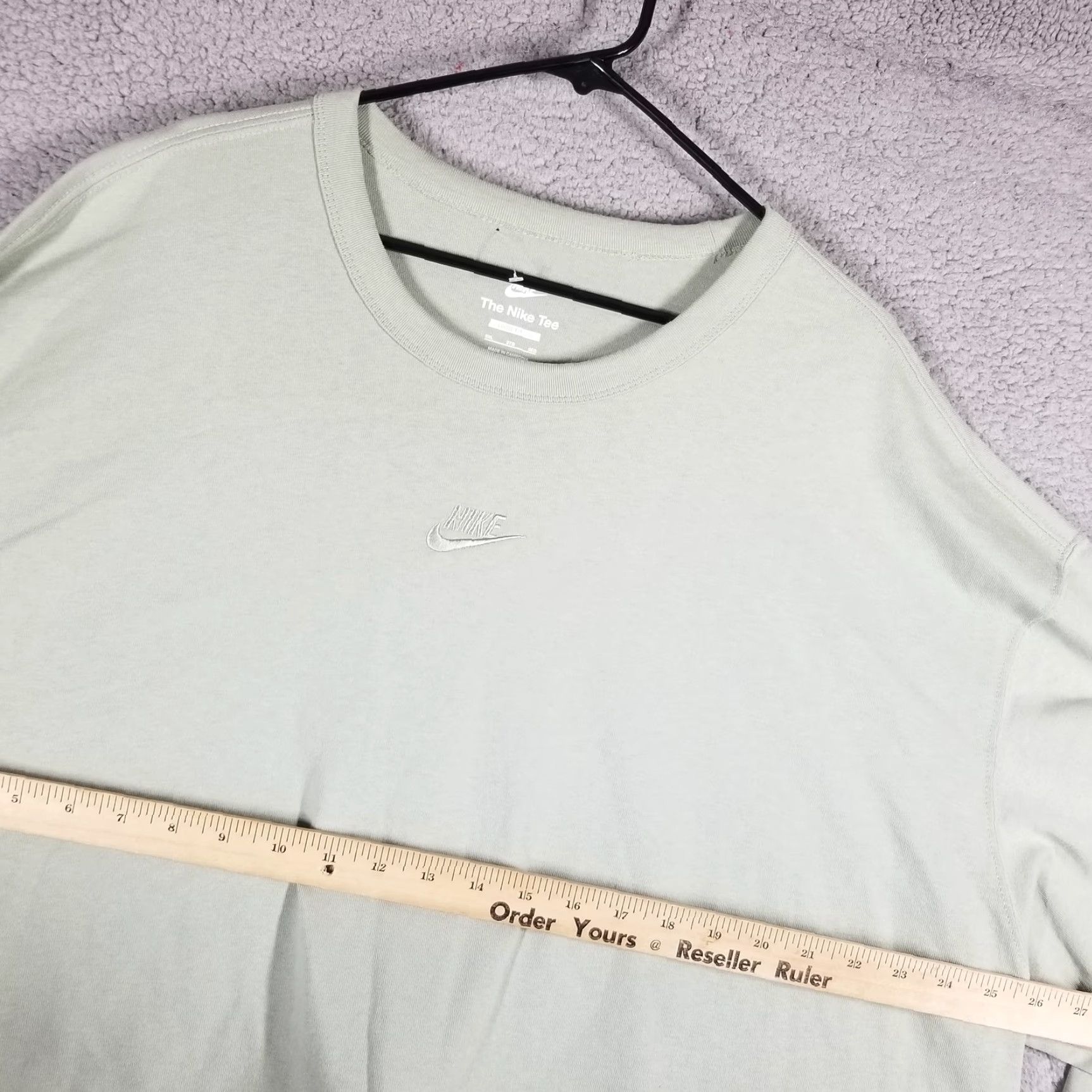 Nike VINTAGE Nike Long Sleeve T-Shirt Mens 3XL Big & Tall Green Cotton Logo Athleisure 90s Size US XXL / EU 58 / 5 - 6 Thumbnail