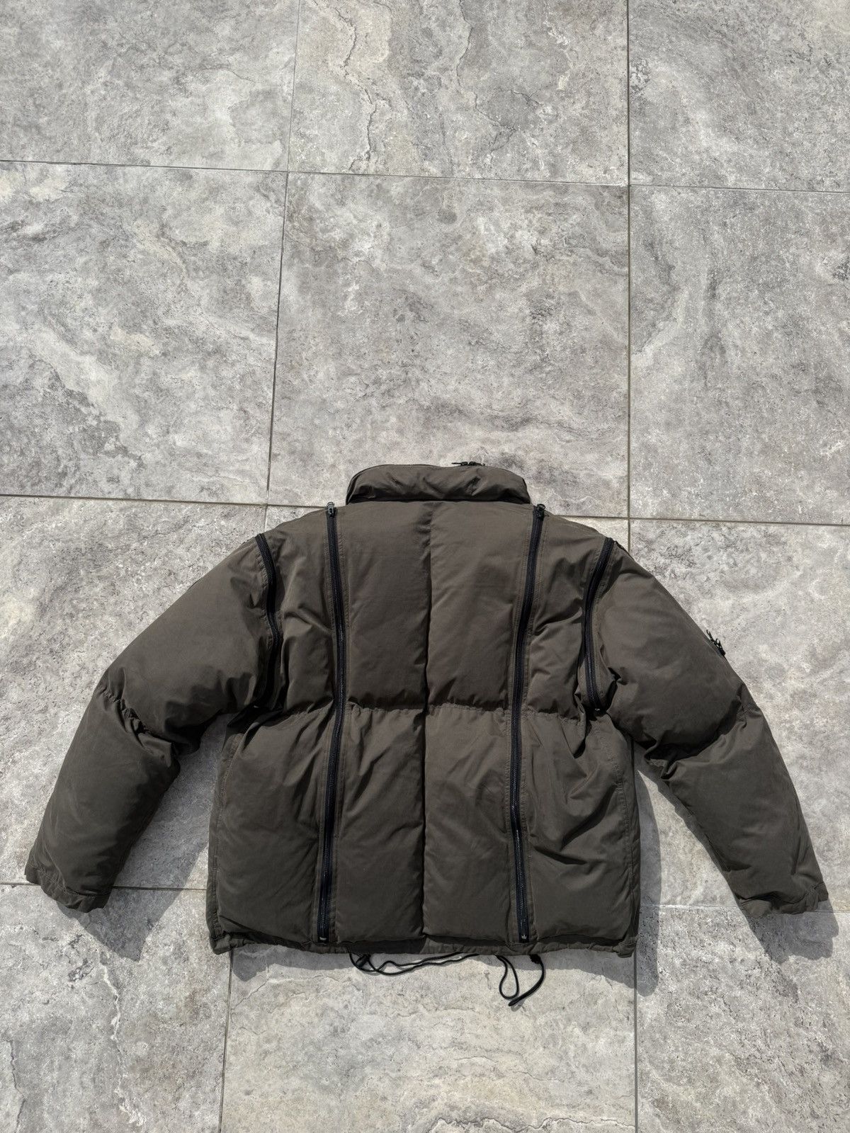 291295=Homme 291295 Homme Vertical Zip Puffer Jacket Size US L / EU 52-54 / 3 - 4 Thumbnail