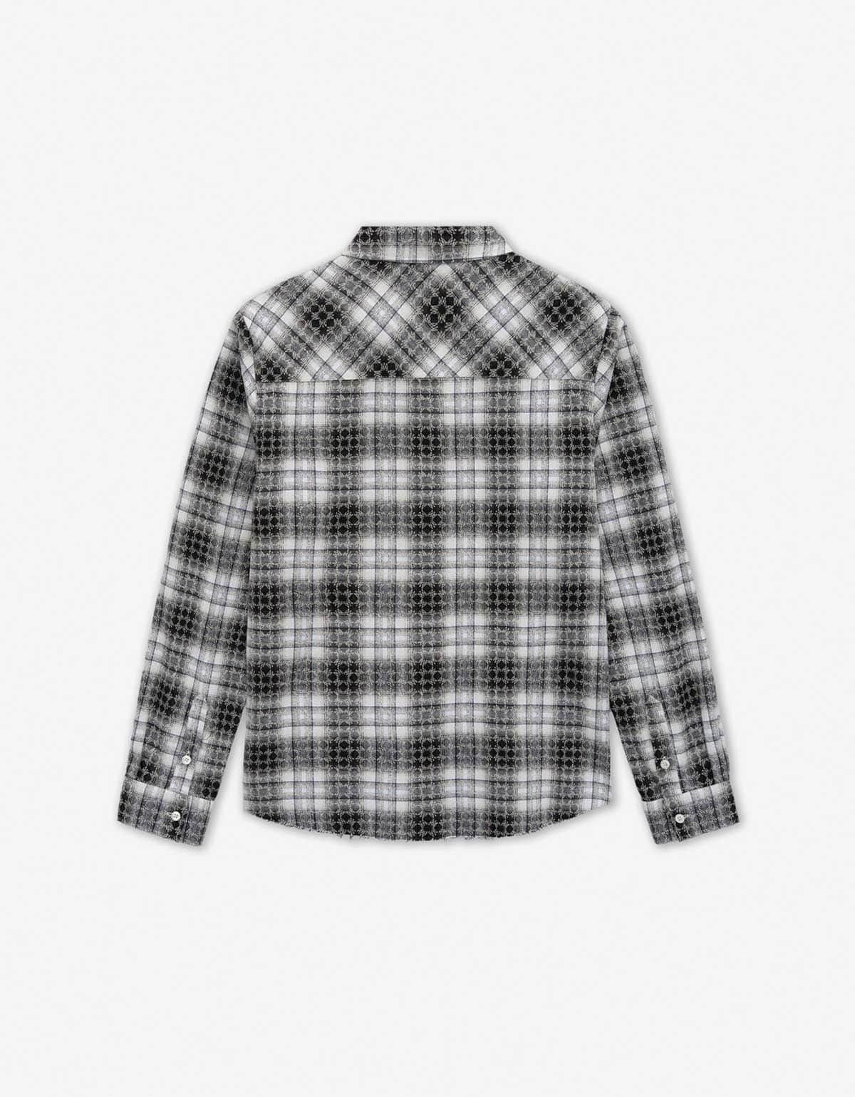 Amiri Amiri Black MA Quad Classic Flannel Shirt Size US XL / EU 56 / 4 - 2 Thumbnail