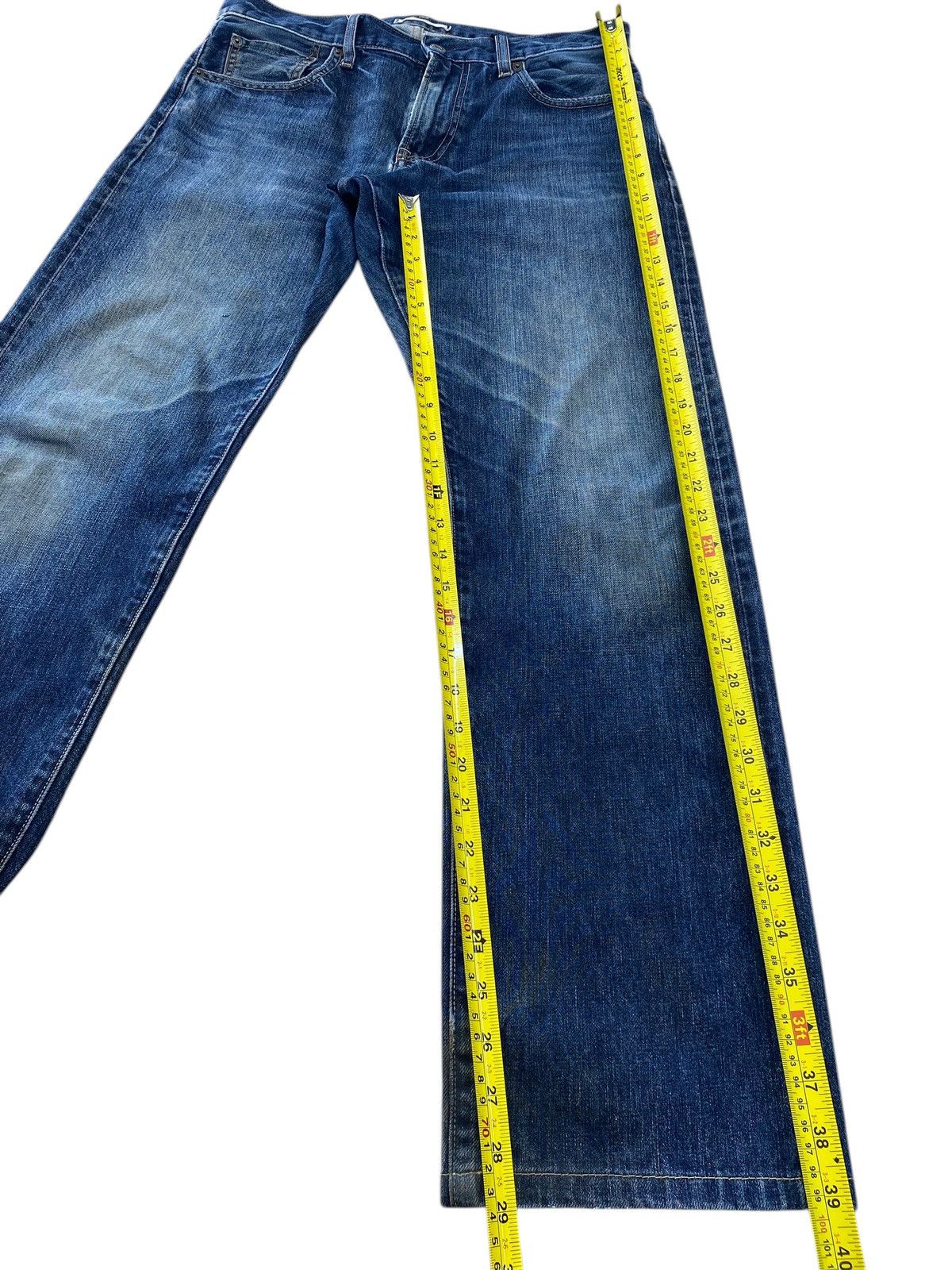 Uniqlo Uniqlo X Selvedge Faded Wash Straight Leg Style Jeans Size US 32 / EU 48 - 8 Thumbnail