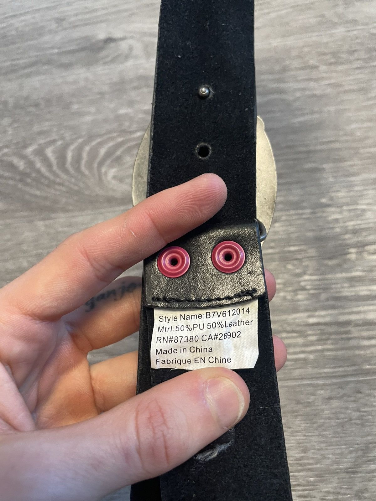 Other Vintage Studded Pyramid Skull Belt Y2K Size ONE SIZE - 9 Thumbnail