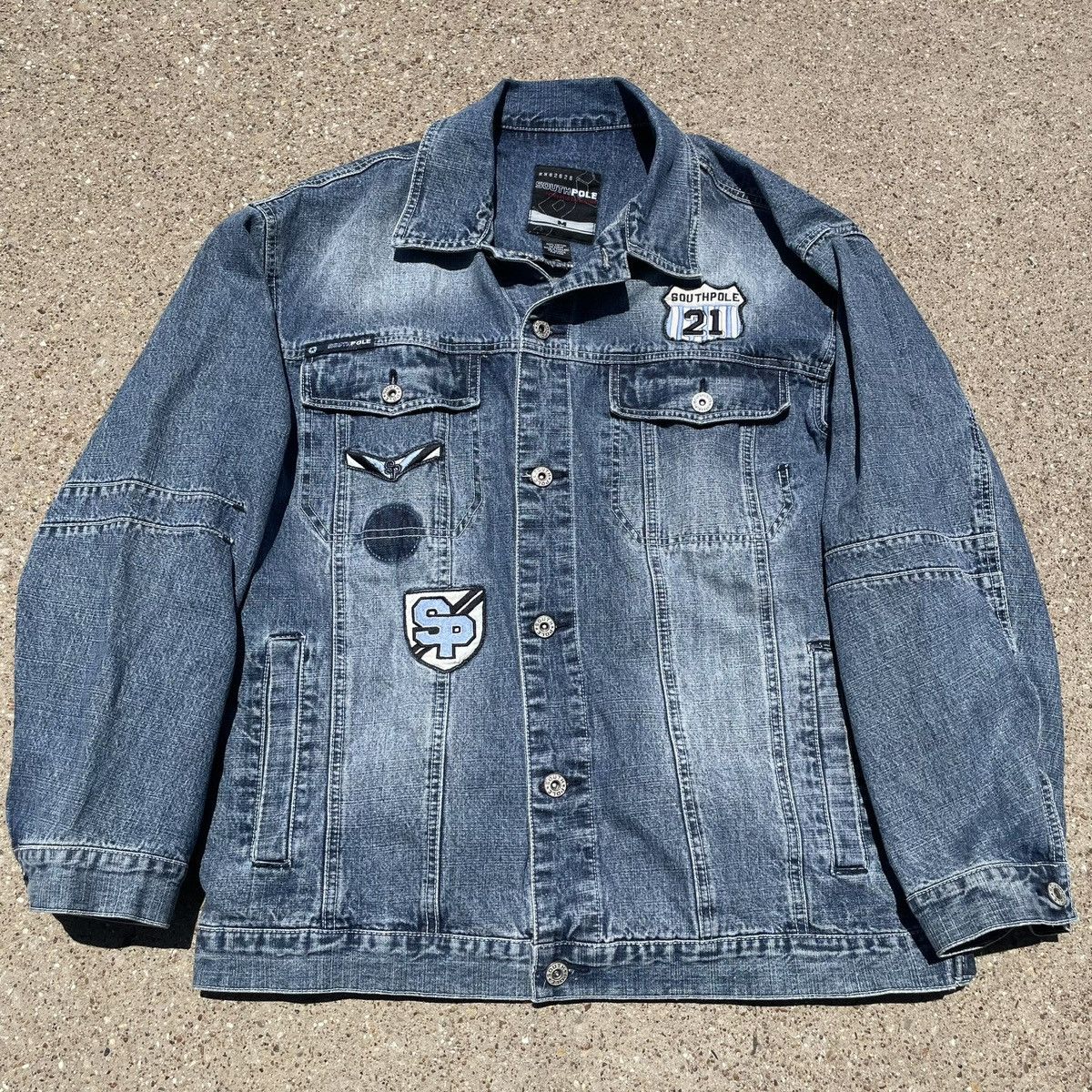 Southpole Vintage Y2K Southpole Patches Denim Jacket M Size US M / EU 48-50 / 2 - 1 Thumbnail
