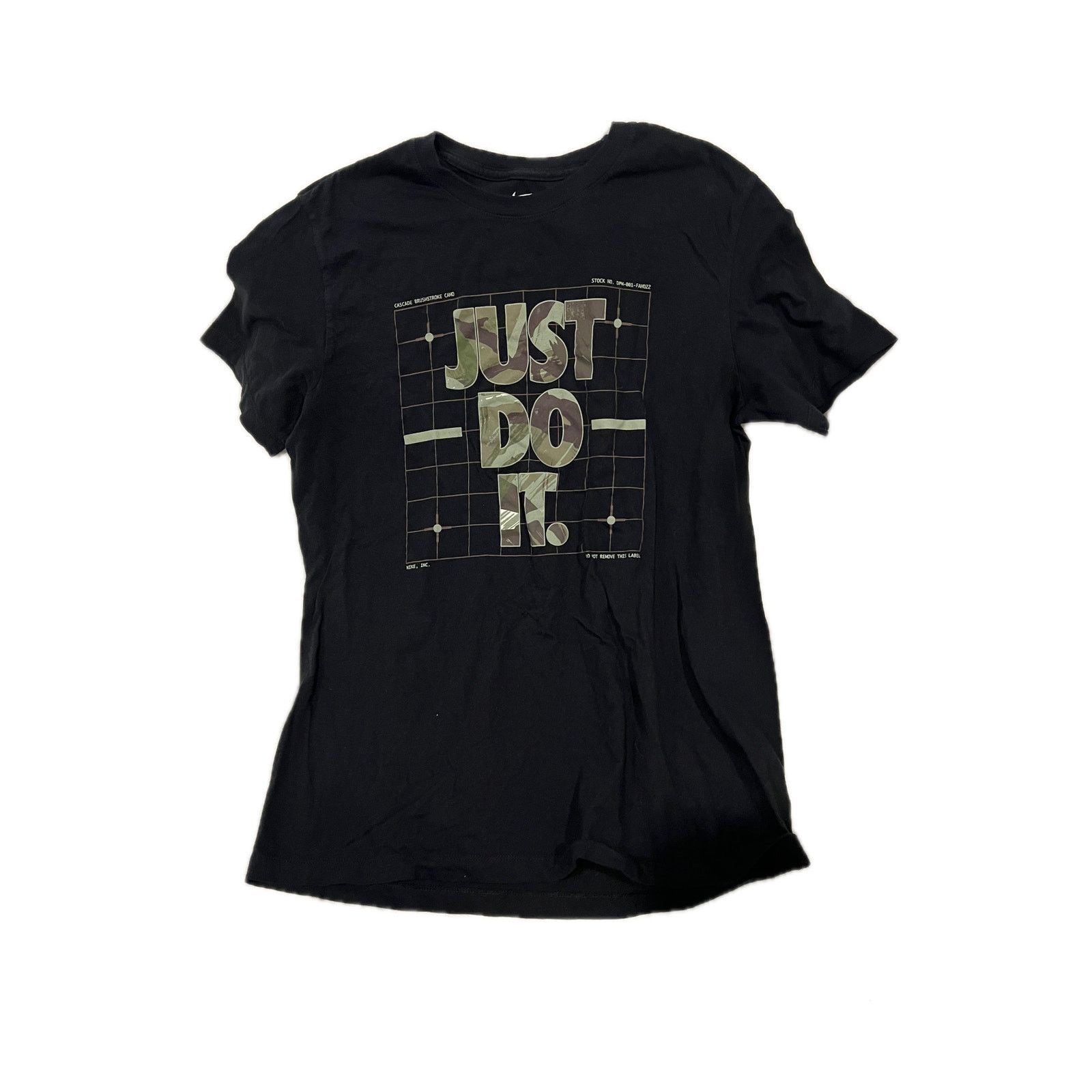 Nike Nike Tee Just Do It Black T-Shirt Mens M Size US M / EU 48-50 / 2 - 1 Thumbnail