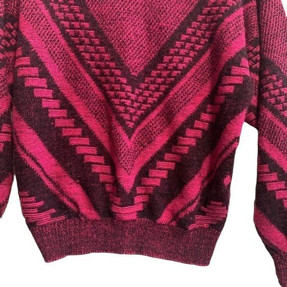 Vintage Vintage Kate Collins Abstract Novelty Geometric Sweater Size S / US 4 / IT 40 - 7 Thumbnail