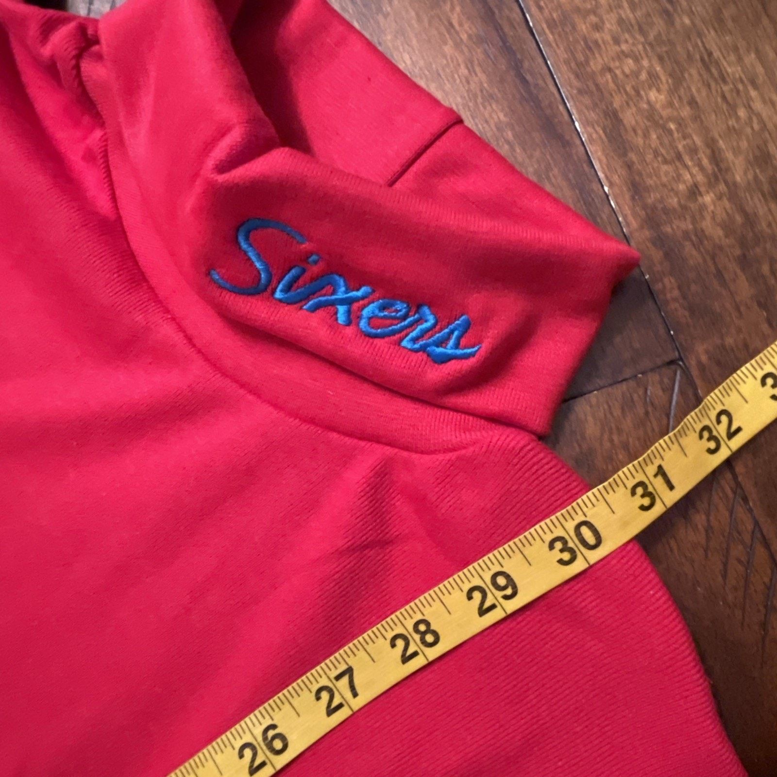 Majestic New NOS Vtg Majestic Philadelphia 76ers Turtleneck XL Custom Size US XL / EU 56 / 4 - 7 Thumbnail