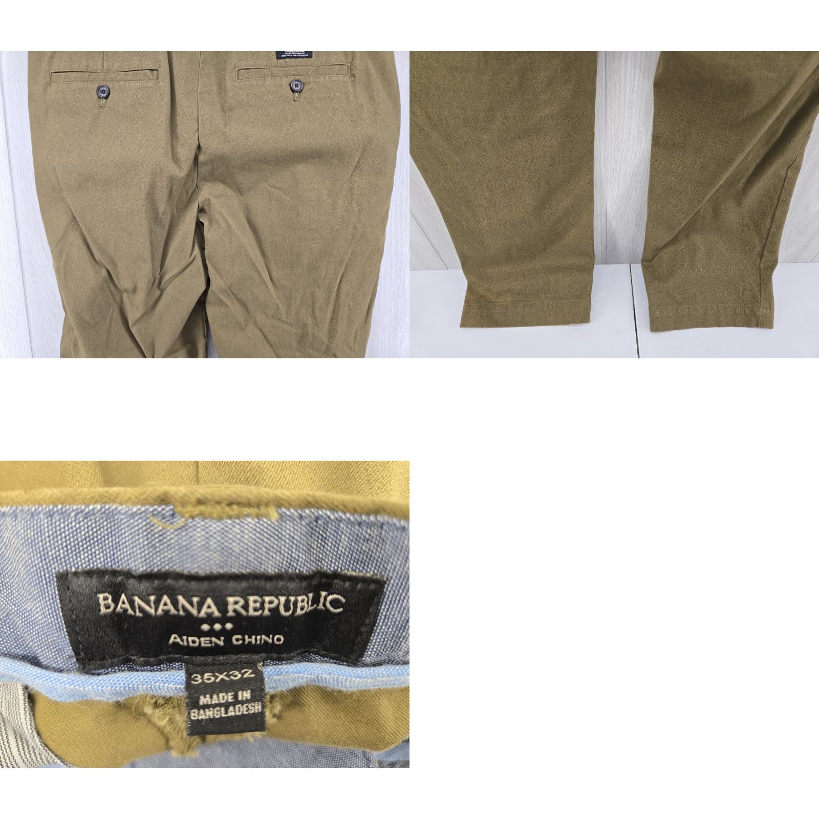 Banana Republic Banana Republic Men’s Chino Pants 35x32 Green Size US 35 - 8 Thumbnail