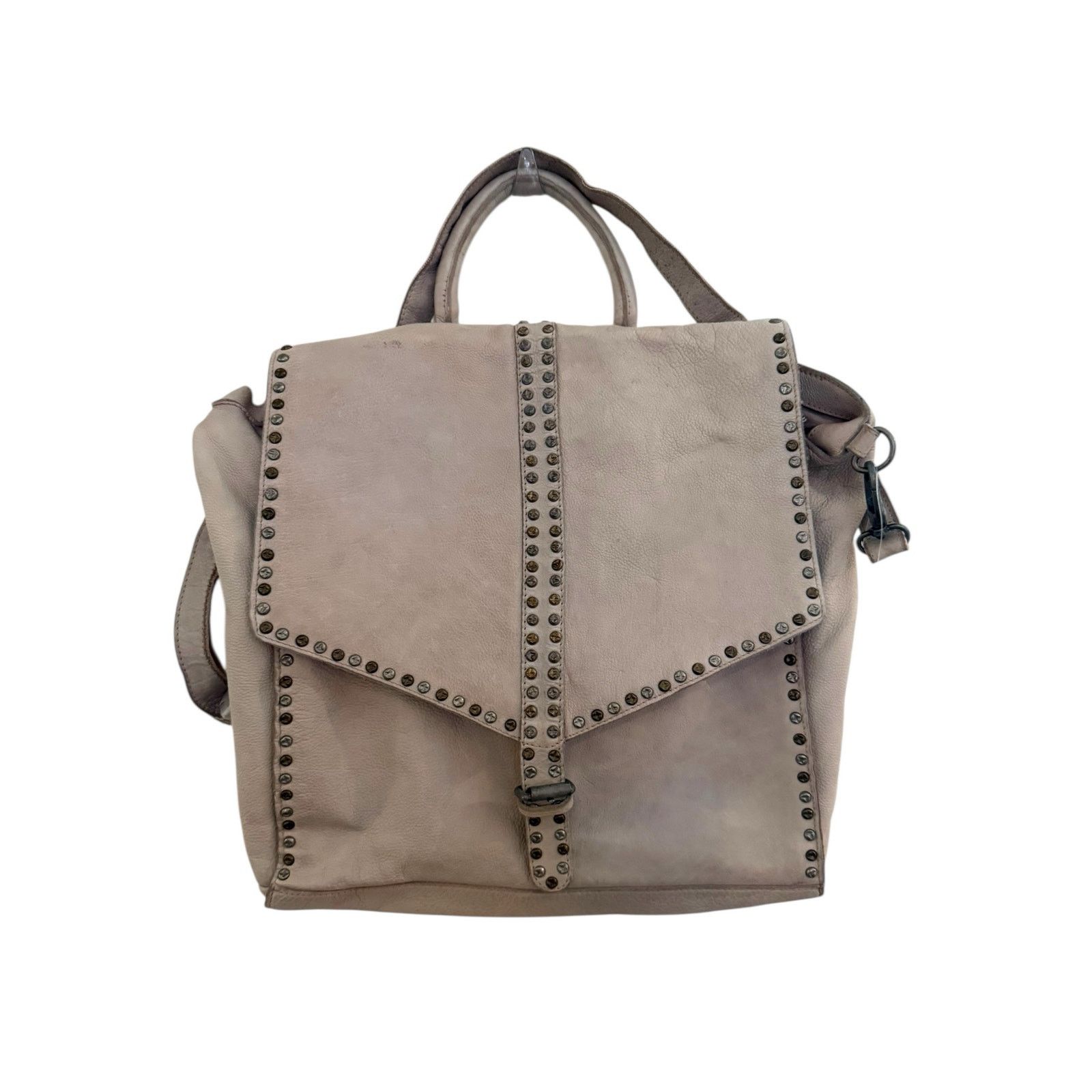 Free People Free People Bianca Studded Leather Messenger Bag Size ONE SIZE - 2 Thumbnail