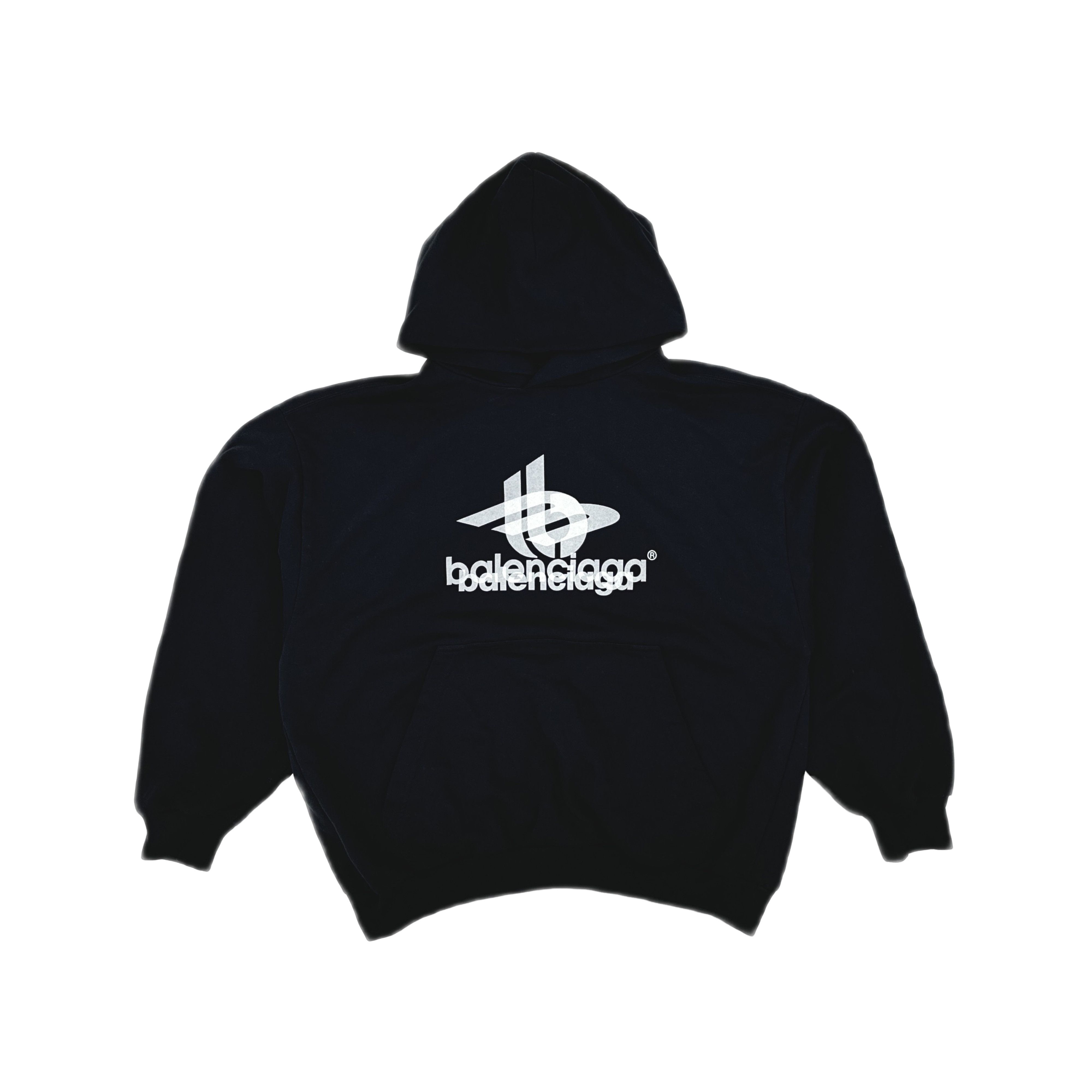 Balenciaga Balenciaga Logo Print Hoodie XS Size US XS / EU 42 / 0 - 1 Thumbnail