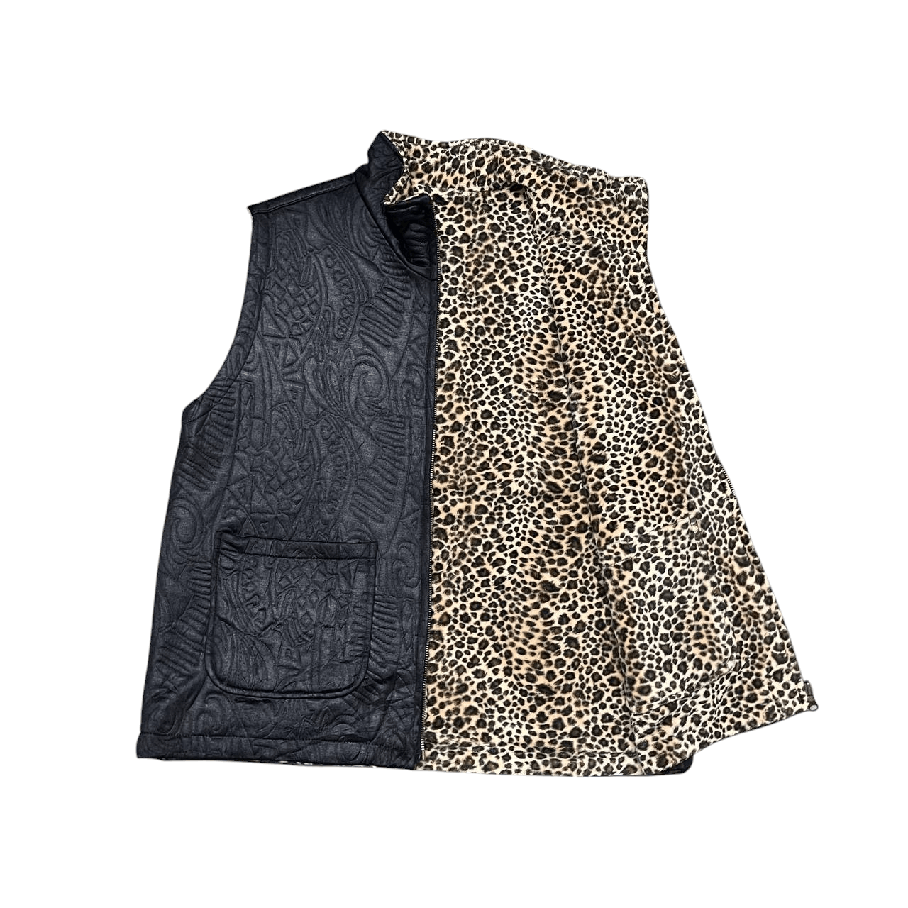 Hysteric Glamour Vintage Leopard Vest Reversible Size US L / EU 52-54 / 3 - 2 Thumbnail