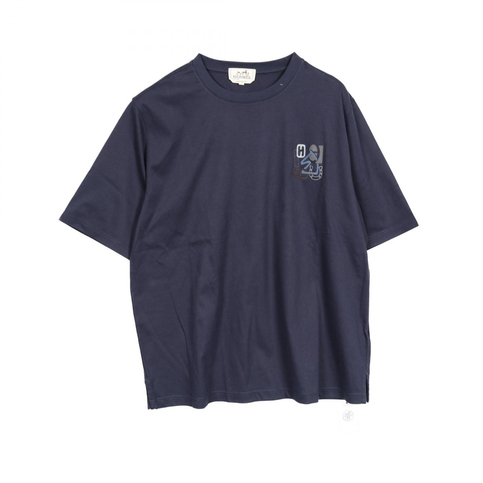 Hermes Hermes Mini Patch H Puzzle Cotton Top Cotton Tops DUTY FREE for USA