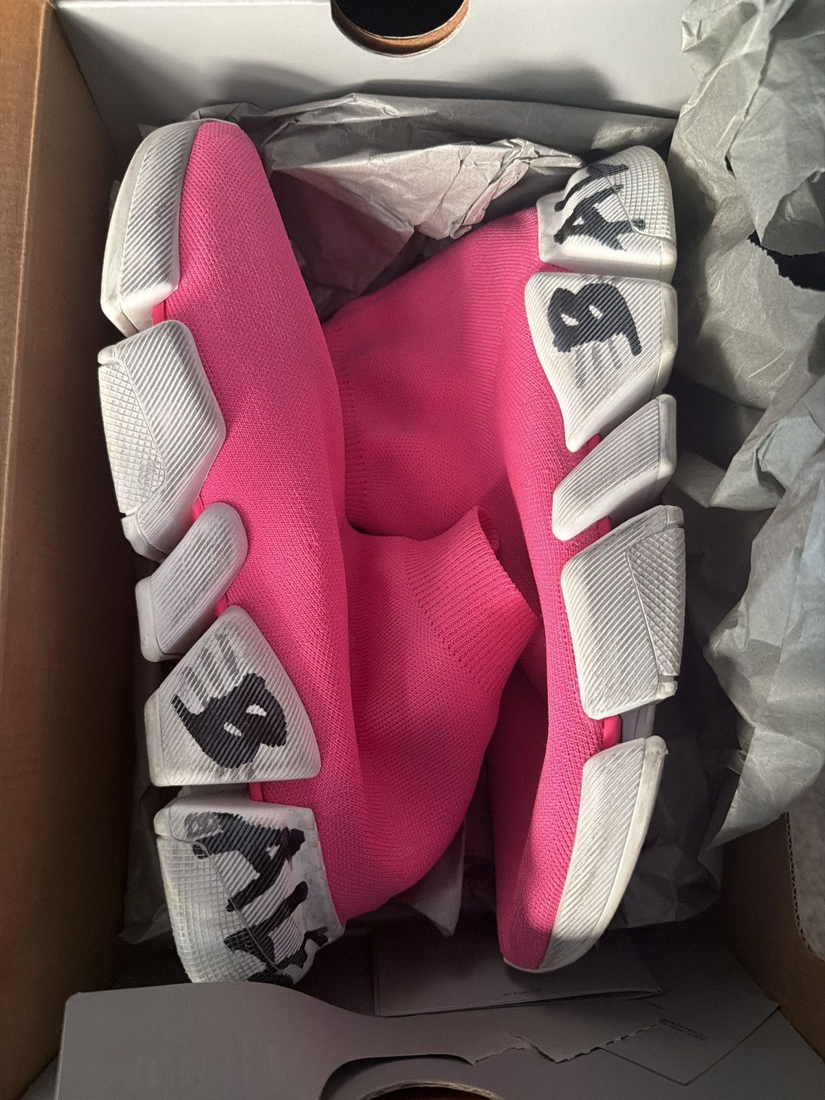 Balenciaga REC KNIT FLUO 2.0 GRAD SOLE Size US 10 / IT 40 - 10 Thumbnail