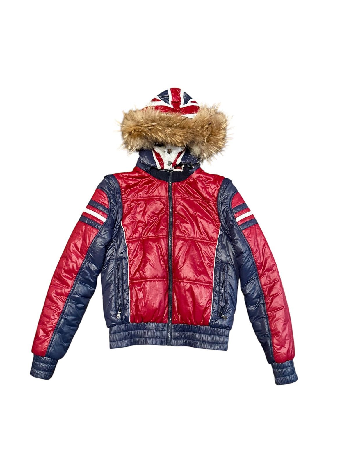 Dolce & Gabbana Dolce & Gabbana Union Jack Puffer Size US S / EU 44-46 / 1 - 1 Thumbnail