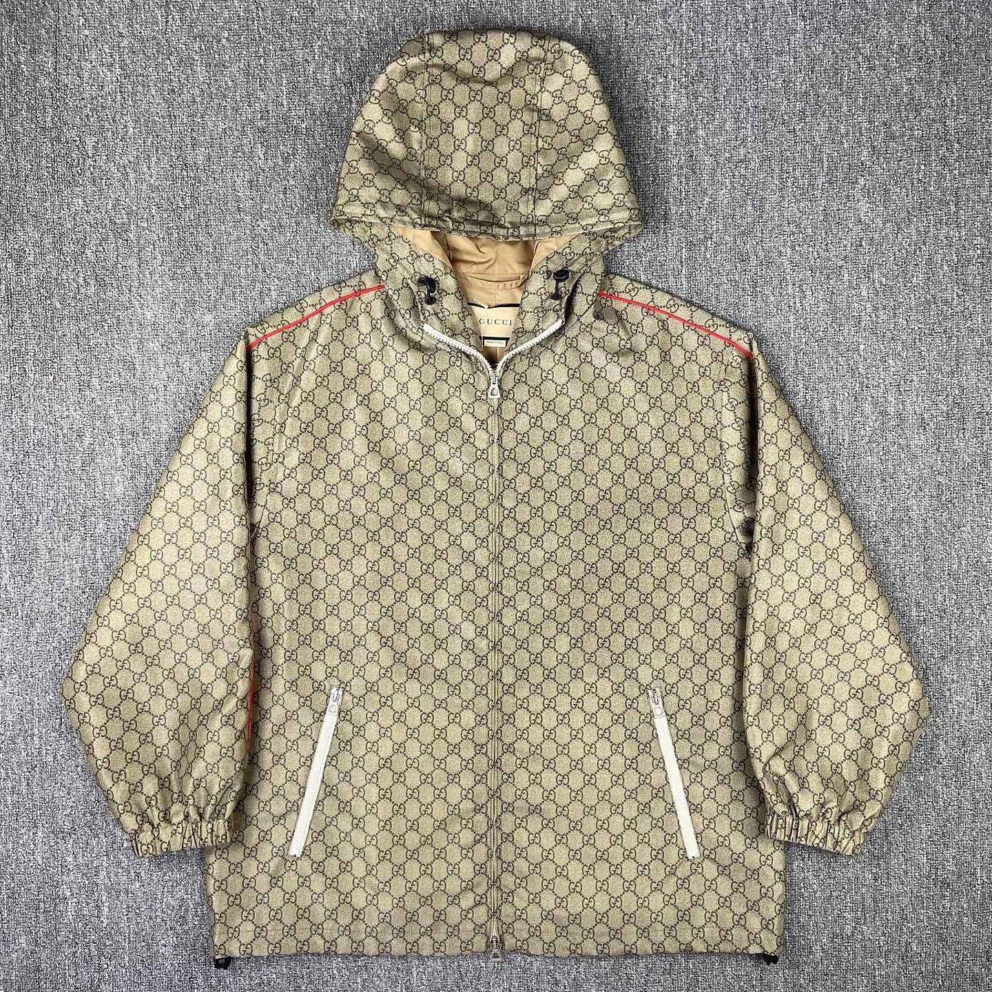 Gucci Gucci Pleasure Club GG Monogram Zip Jacket Size S Size US S / EU 44-46 / 1 - 1 Thumbnail