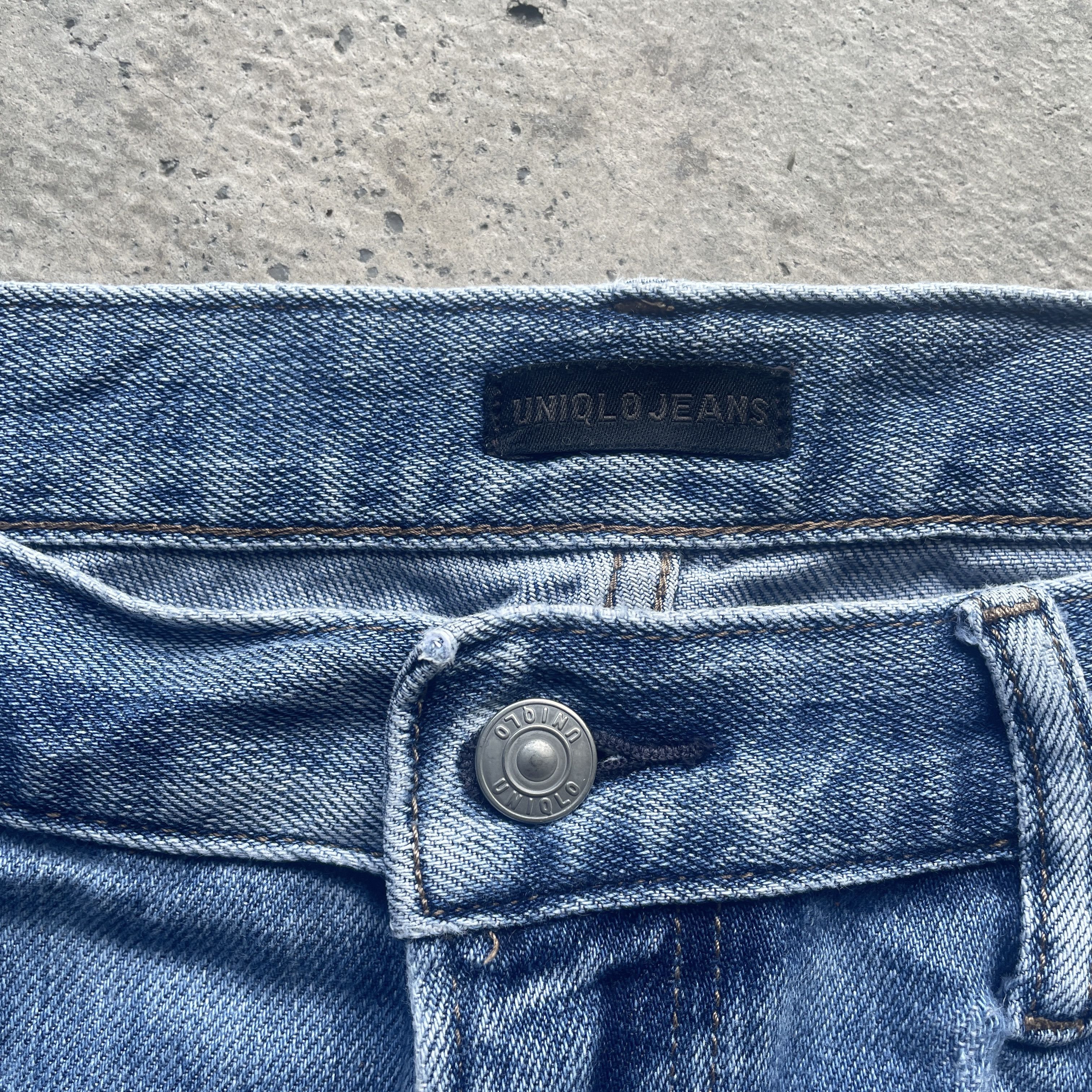 Japanese Brand VINTAGE JAPANESE BRAND DENIM FADED PANTS JEANS W33x30.5 Size US 33 - 6 Thumbnail