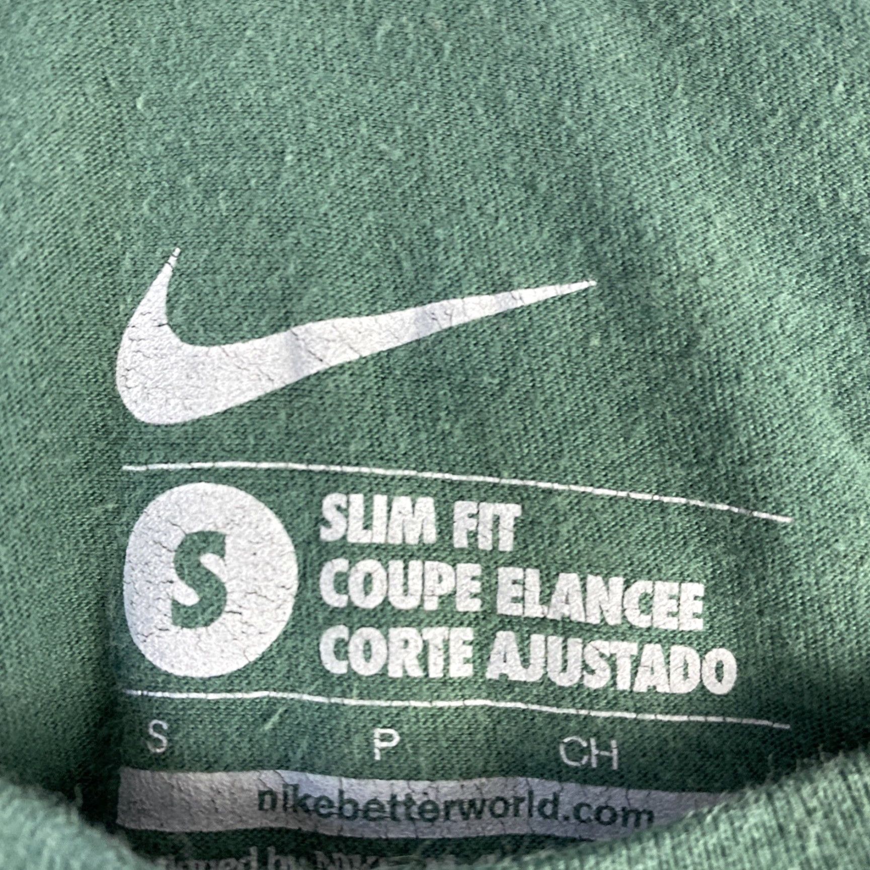 Nike Nike Dri-Fit Green Women's Short Sleeve Crewneck T-Shirt Sz S Small / 39-44 Nike Basic Activewear Navy? Size S / US 4 / IT 40 - 3 Thumbnail