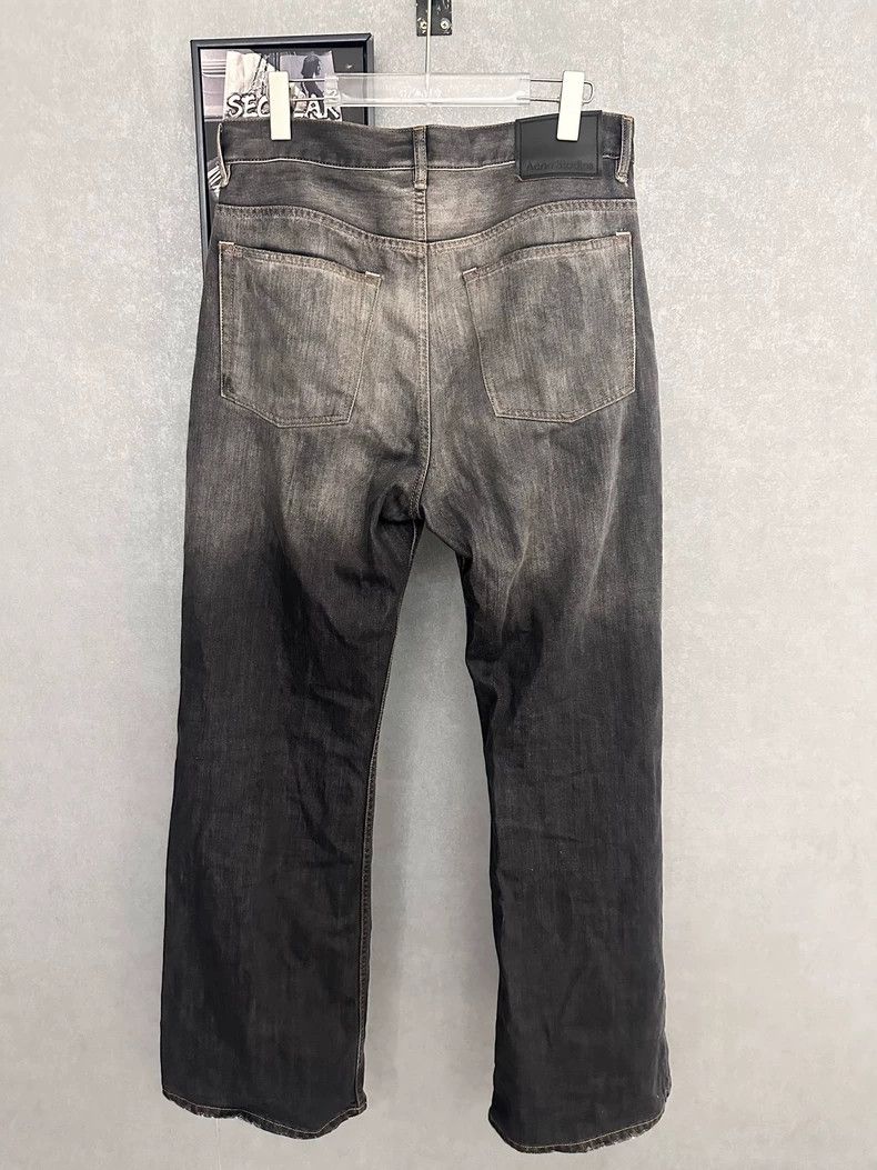 Acne Studios Acne Studios Splashed ink stained black wide-leg jeans Size US 32 / EU 48 - 2 Thumbnail