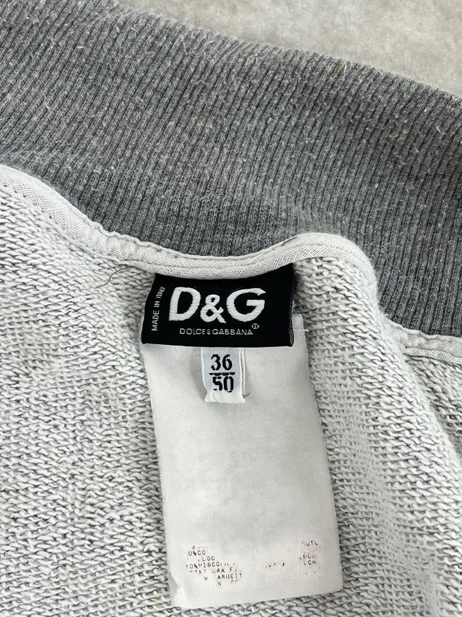 Dolce & Gabbana AW2004 Dolce & Gabbana UK Flag Team Grey Zip-up Sweater Size US S / EU 44-46 / 1 - 10 Thumbnail