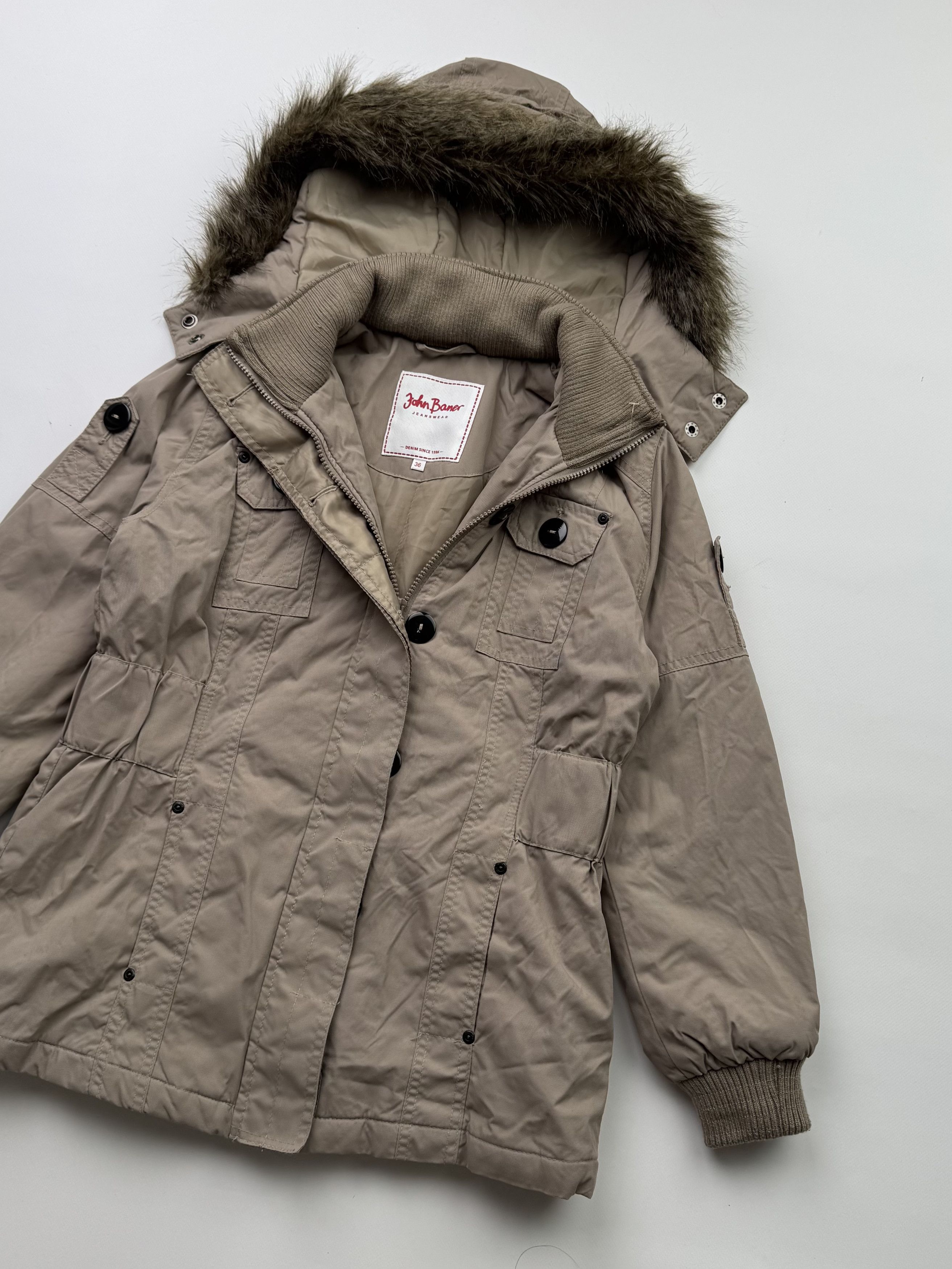 Japanese Brand Vintage Faux Fur Hood Jacket B767(V42)E2 Size XS / US 0-2 / IT 36-38 - 3 Thumbnail