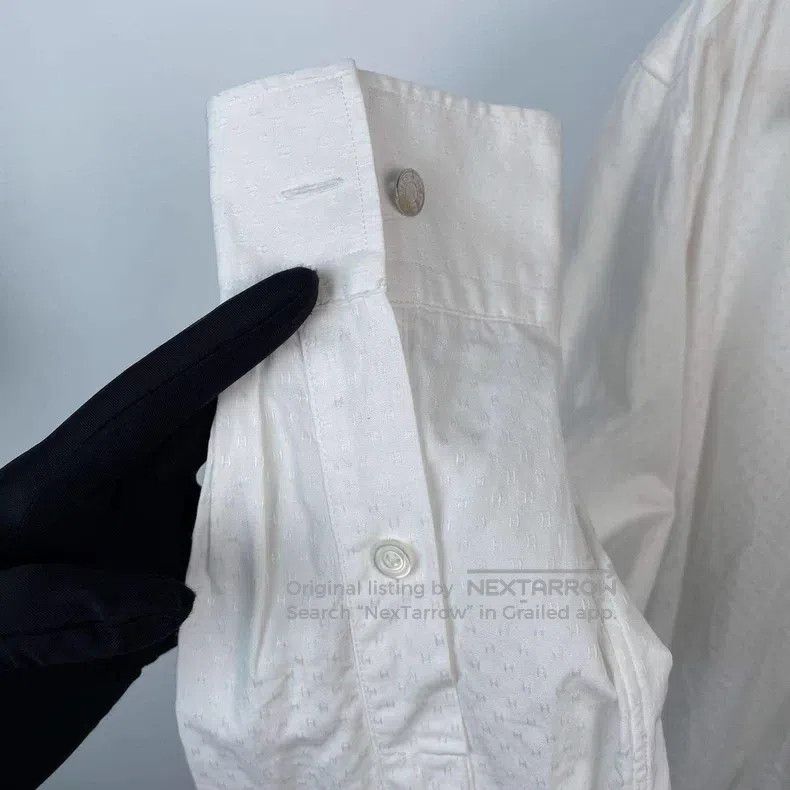 Hermes Hermes Pure Cotton Shirt, White Size S / US 4 / IT 40 - 9 Thumbnail