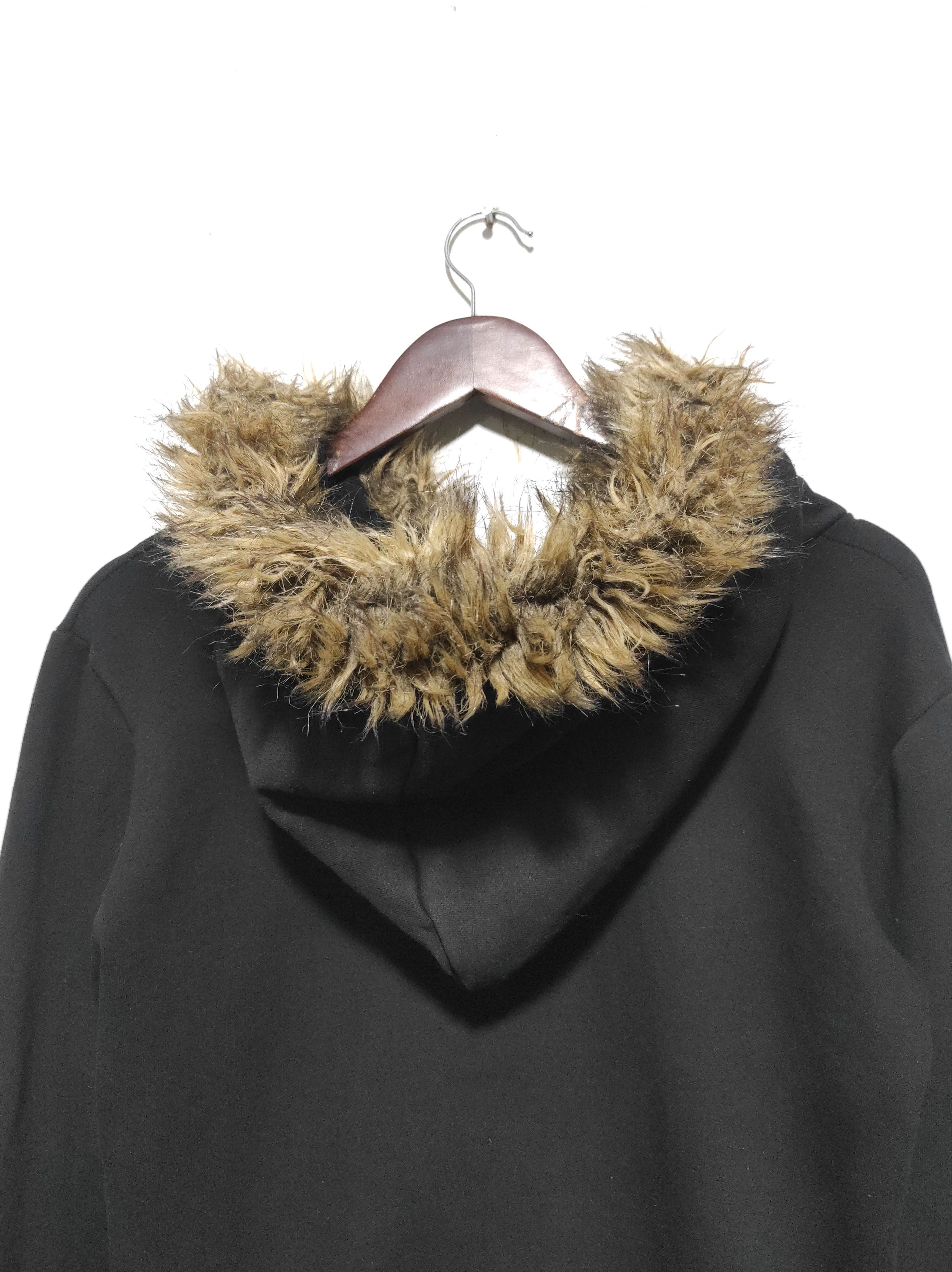 Japanese Brand Black Zipper Fur Hoodie IfSixWasNine LGB style Size US S / EU 44-46 / 1 - 11 Thumbnail