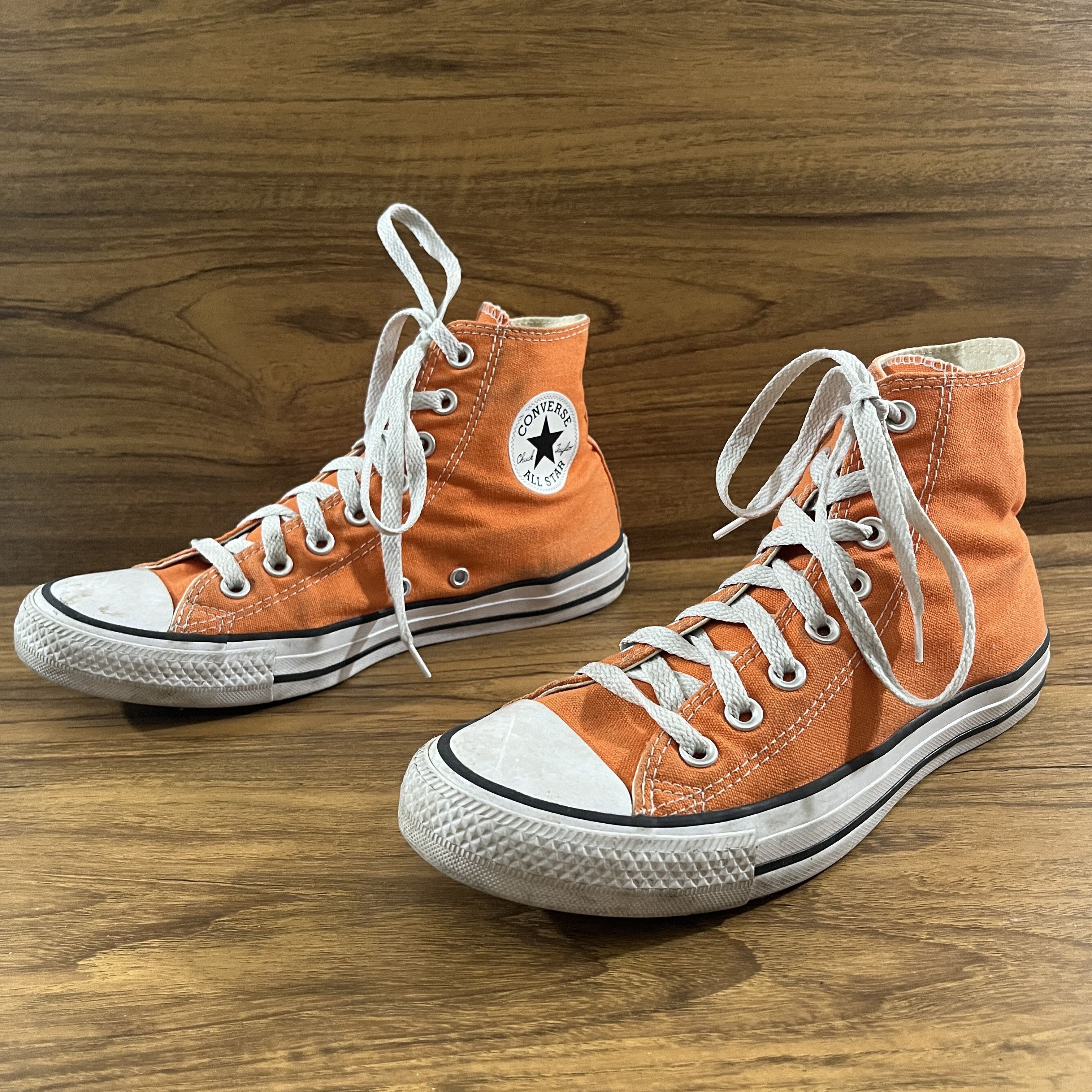 Converse Converse Orange Chuck Taylor All Star Vintage Sneakers W 9 Size US 9 / IT 39 - 1 Thumbnail